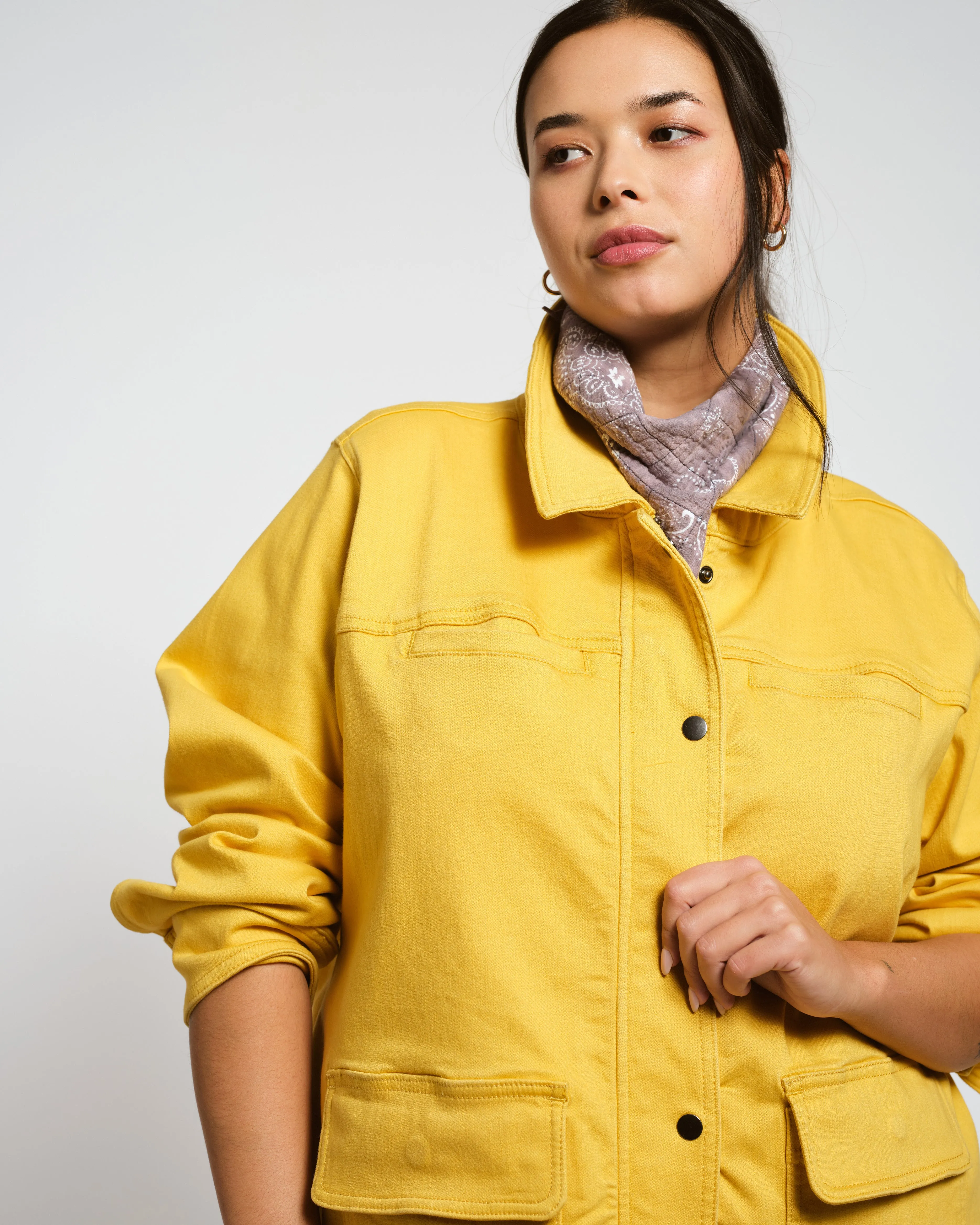 Denim Utility Jacket - Sunshine sold by Universal Standard product image thumbnail 3