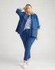 Denim Utility Jacket - French Blue sold by Universal Standard