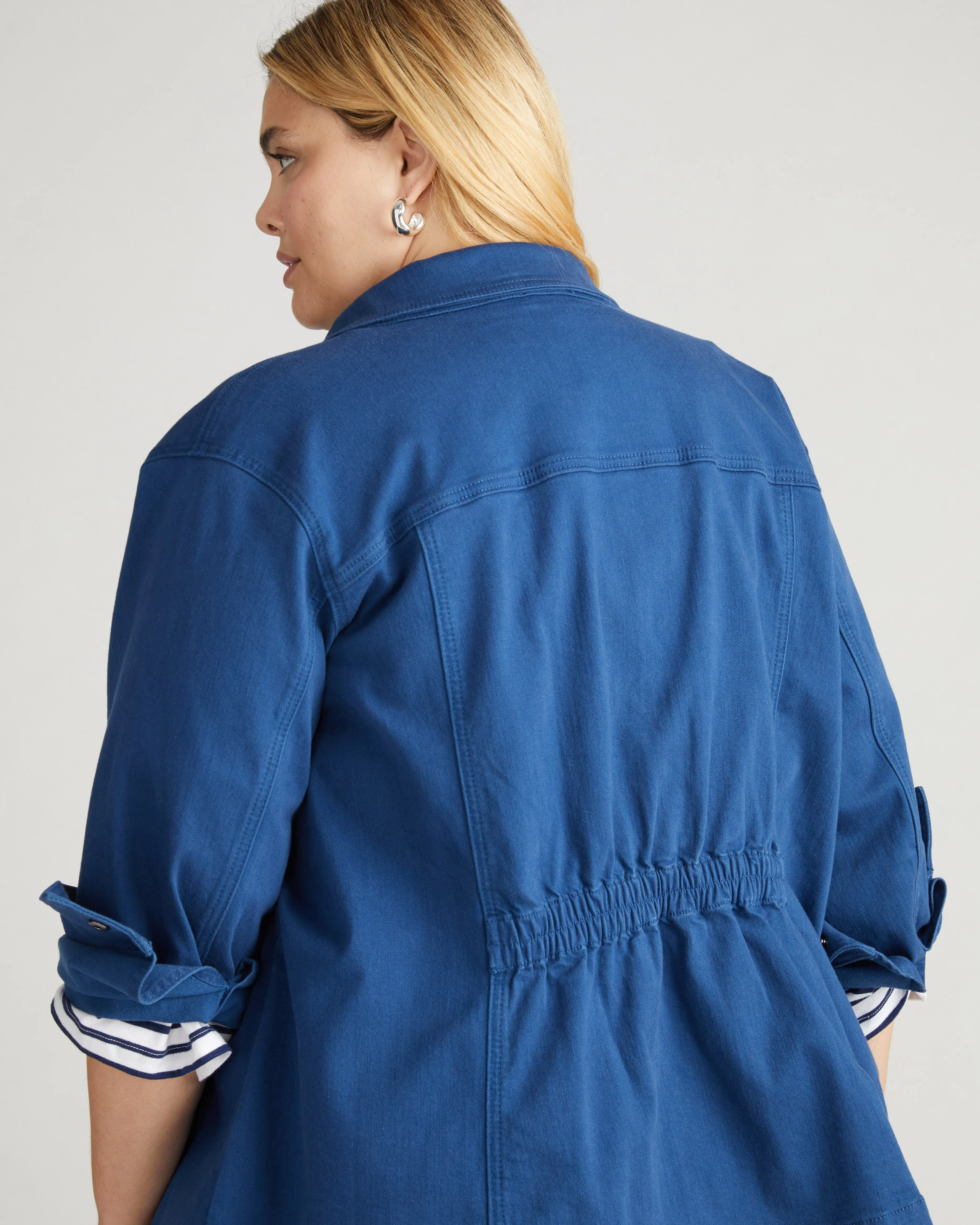 Denim Utility Jacket - French Blue sold by Universal Standard product image thumbnail 3