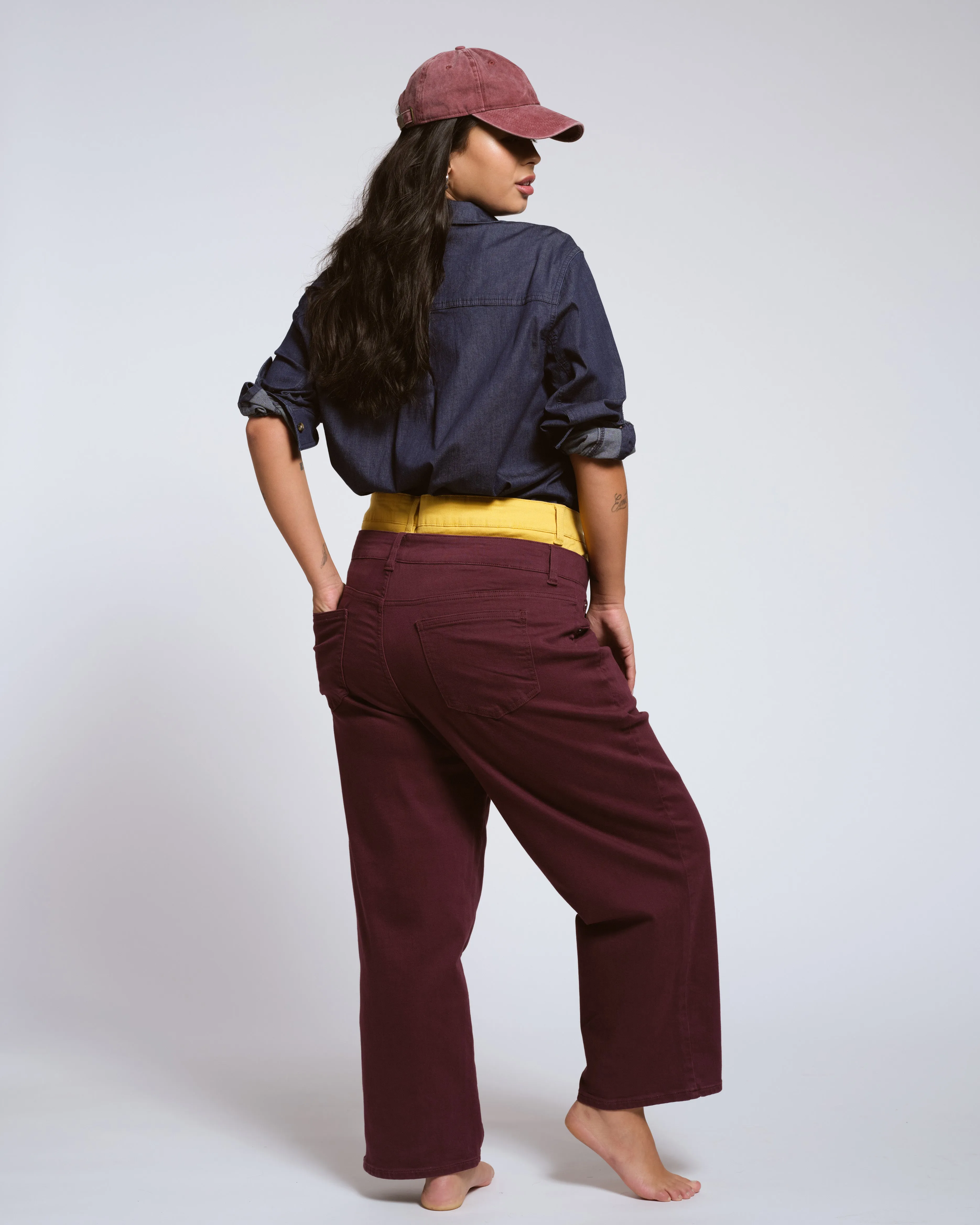 Bae Boyfriend Crop Jeans - Acai sold by Universal Standard