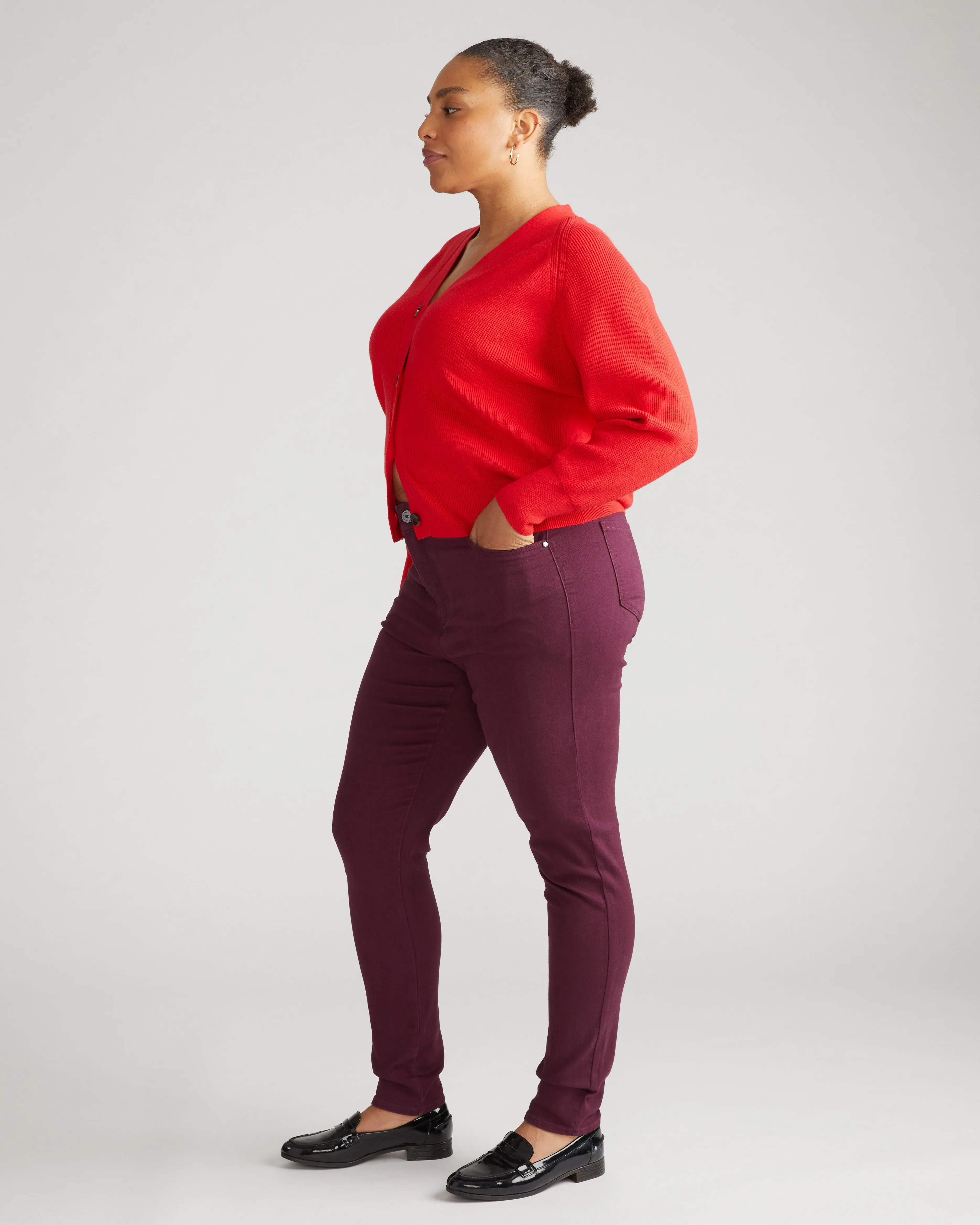 Seine High Rise Skinny Jeans 32 Inch - Acai sold by Universal Standard product image thumbnail 2