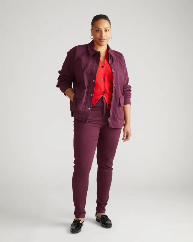 Seine High Rise Skinny Jeans 32 Inch - Acai sold by Universal Standard