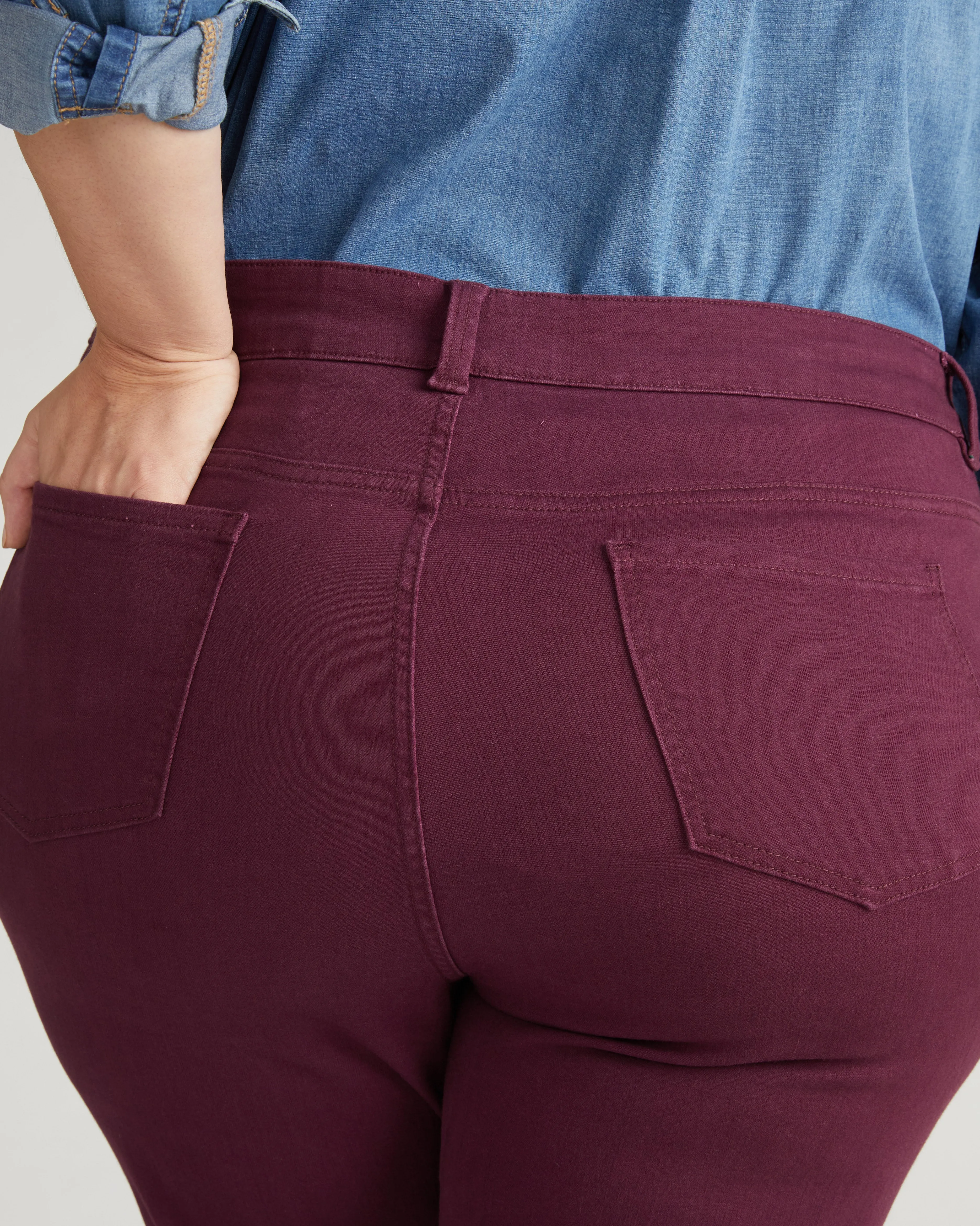 Seine High Rise Skinny Jeans 27 Inch - Acai sold by Universal Standard product image thumbnail 2