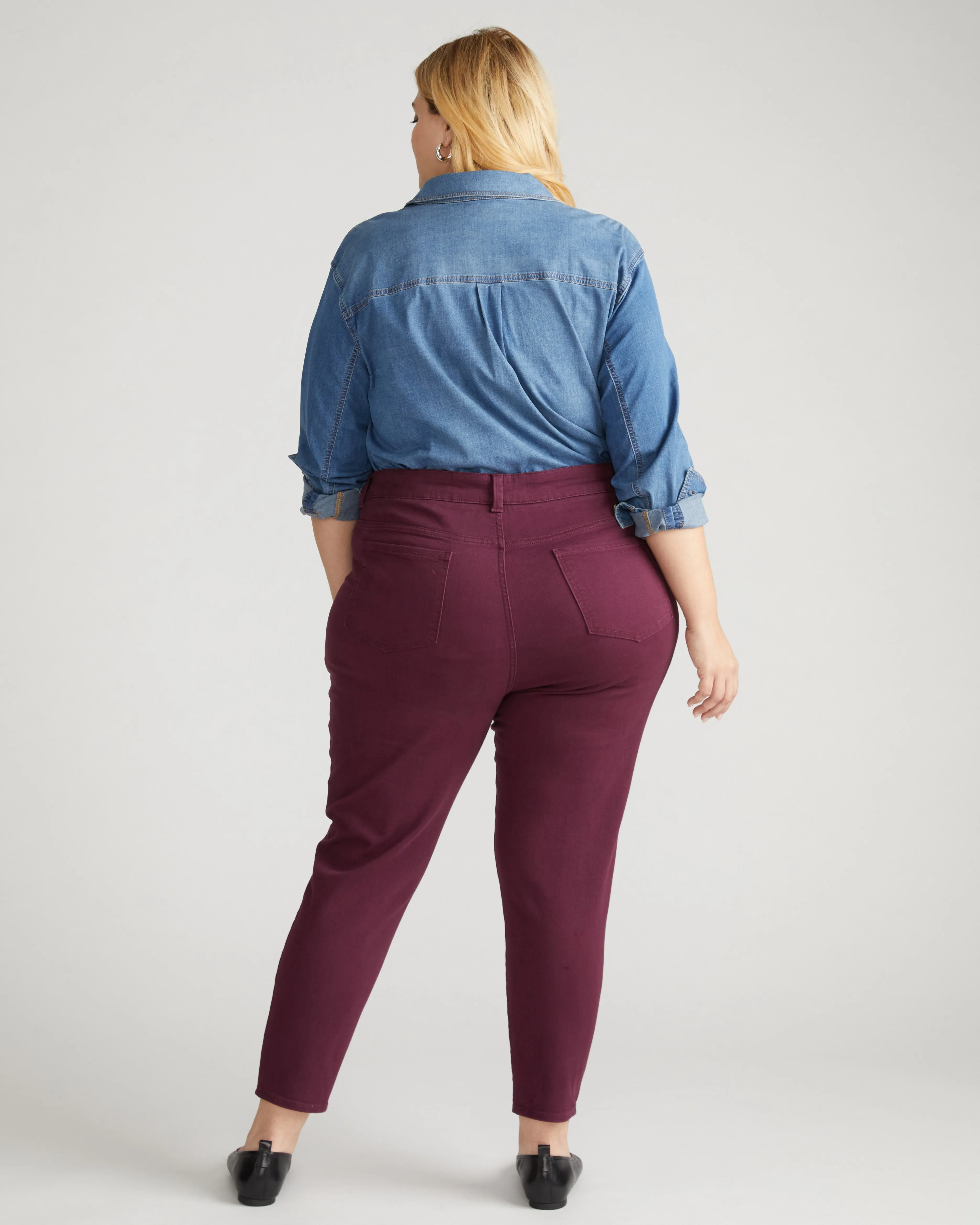 Seine High Rise Skinny Jeans 27 Inch - Acai sold by Universal Standard product image thumbnail 3