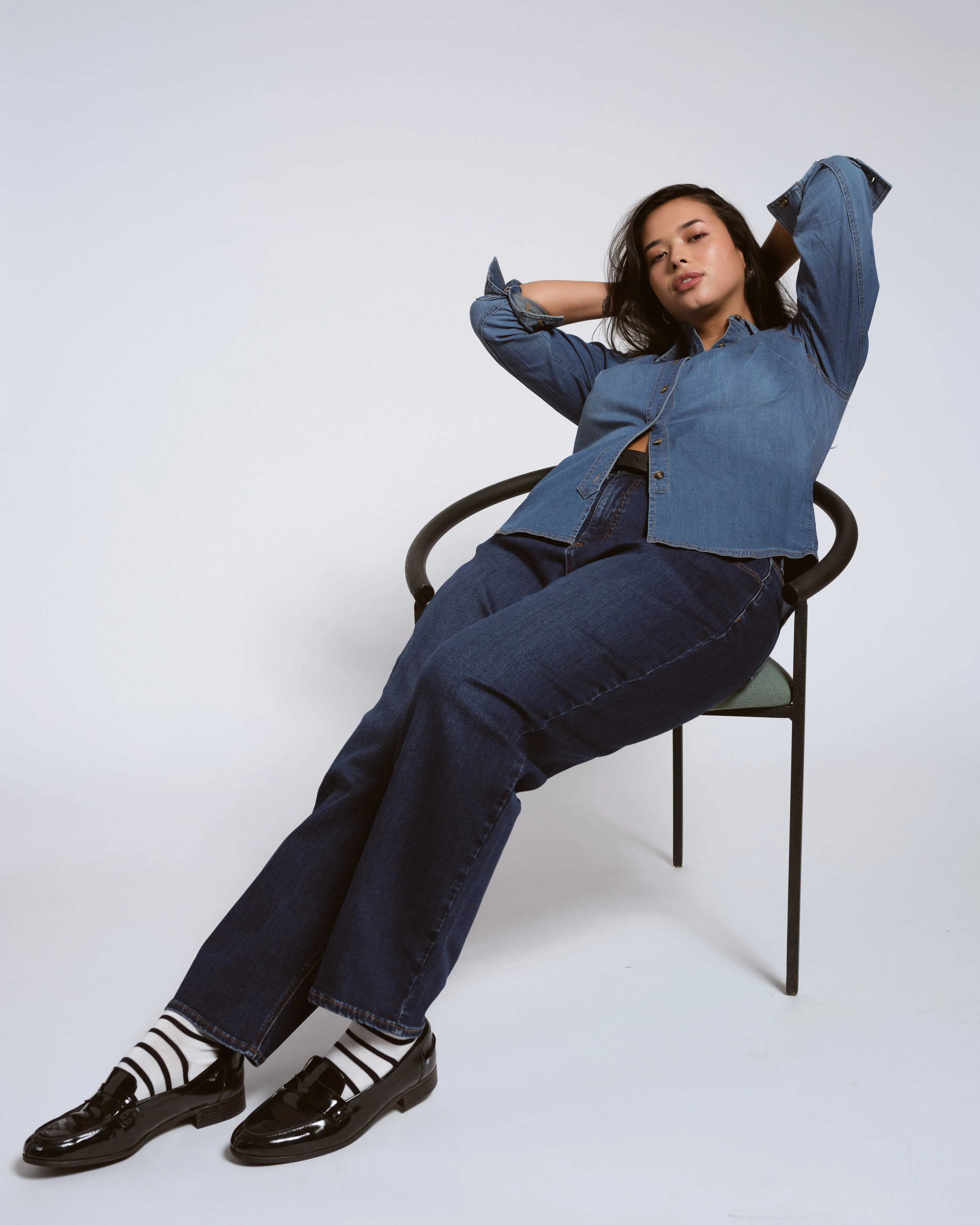 Seine High Rise Straight Leg Jean 29 Inch - Heritage Indigo sold by Universal Standard product image thumbnail 2