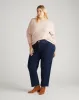 Seine High Rise Straight Leg Jean 29 Inch - Dark Indigo sold by Universal Standard