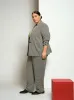 Lennox Collarless Ponte Blazer - Black/White Houndstooth sold by Universal Standard