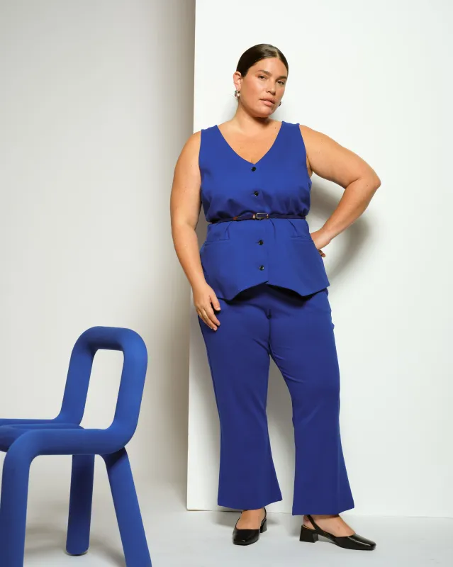 The Tailored Ponte Vest - Tanzanite sold by Universal Standard