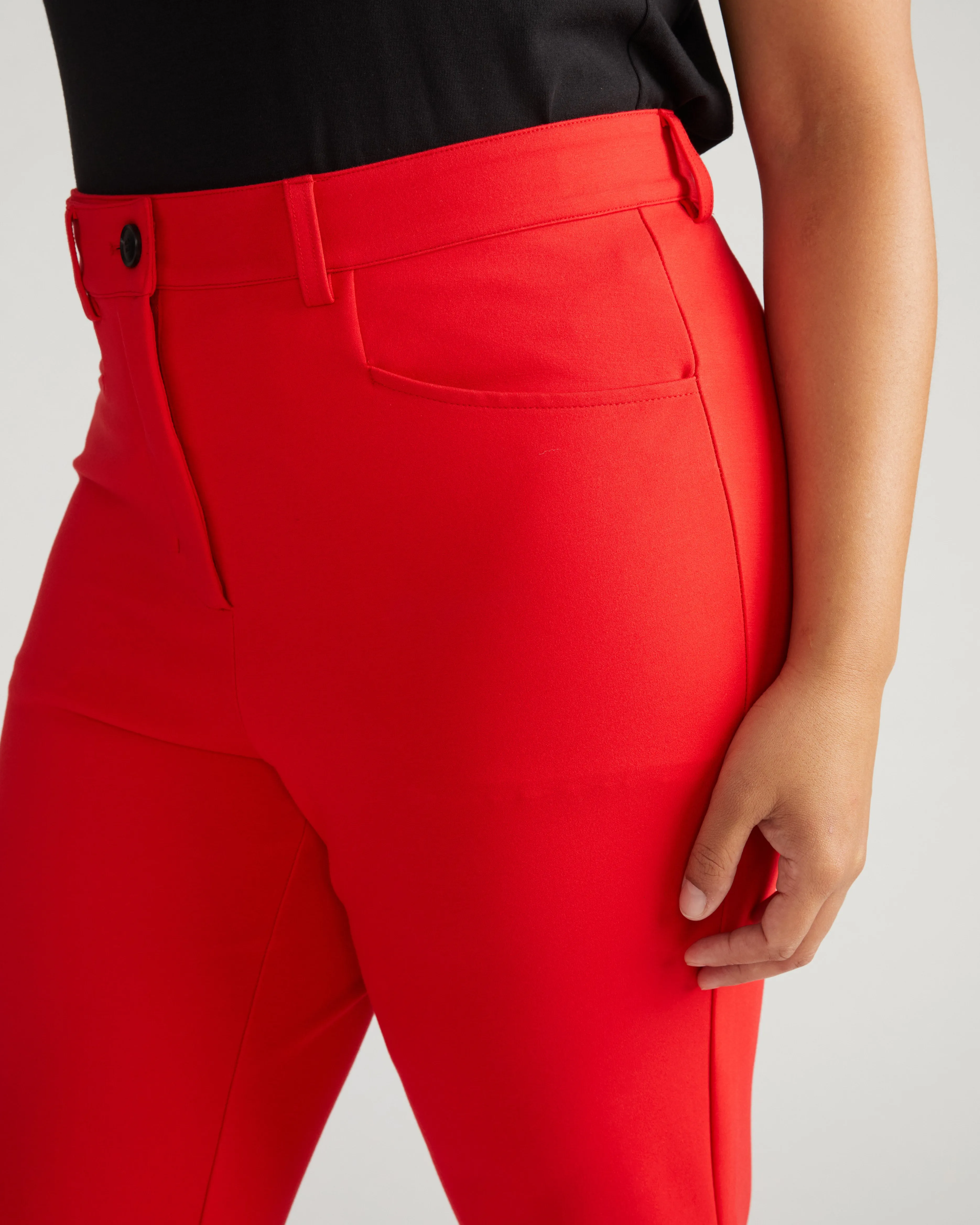 Cigarette Ponte Pants - Vermilion Red sold by Universal Standard product image thumbnail 3
