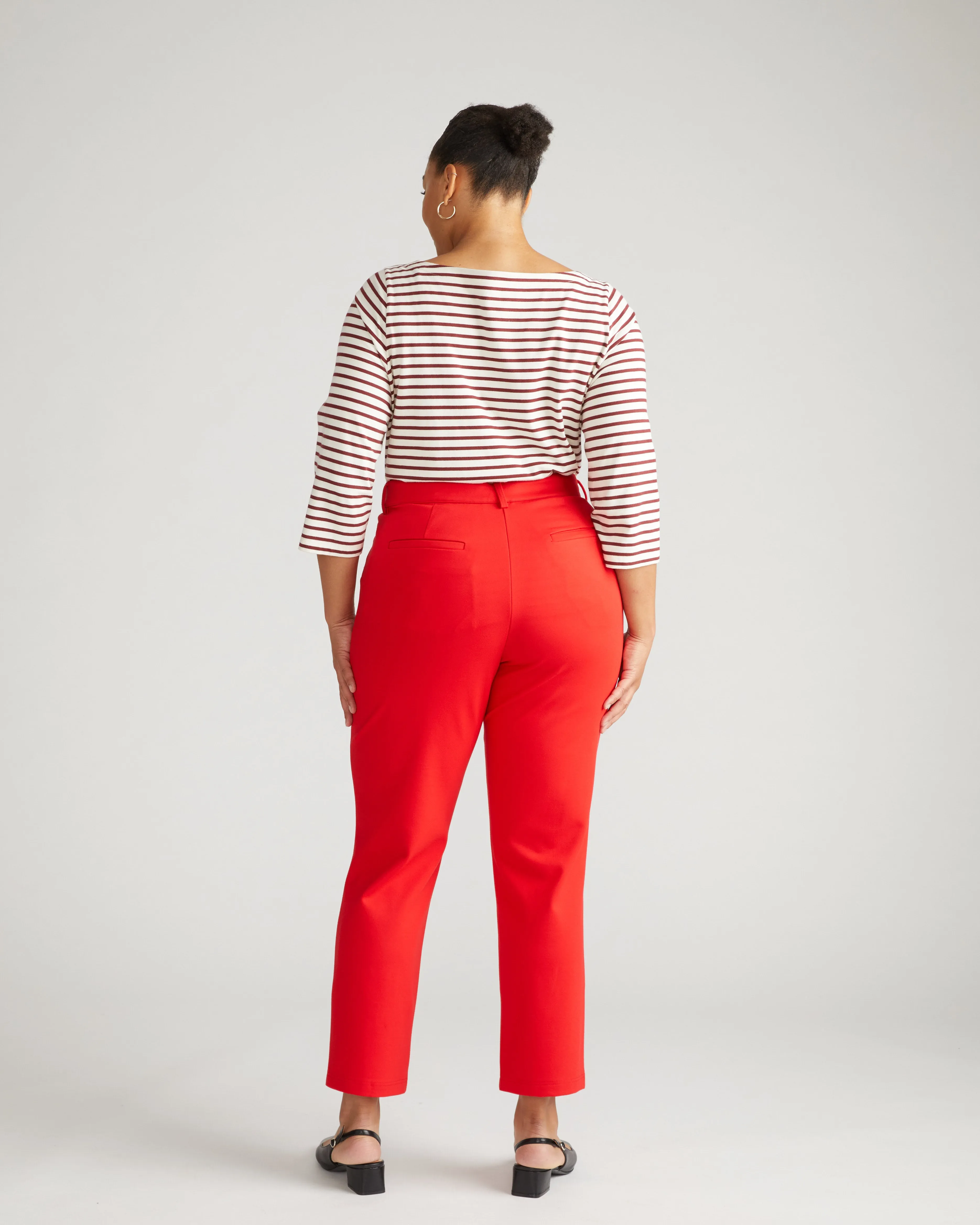 Long Cigarette Ponte Pants - Vermilion Red sold by Universal Standard product image thumbnail 3