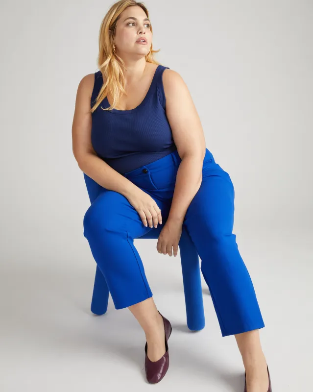 Cigarette Ponte Pants - Tanzanite sold by Universal Standard