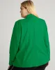 Lennox Collarless Ponte Blazer - Vivid Green sold by Universal Standard
