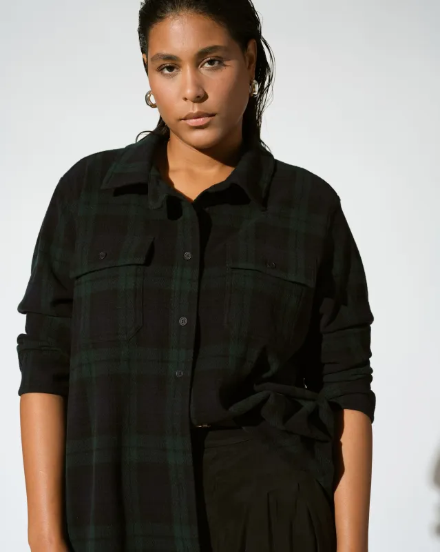 Maine Stretch Flannel Shirt - Yosemite Plaid sold by Universal Standard