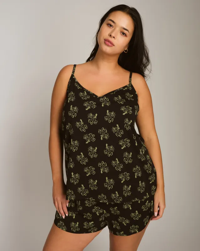UltimateS Natalie Jersey Sleep Set - Capoterra Hibiscus sold by Universal Standard