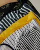UltimateS Full Coverage High Rise Brief - Deep Sea/White Stripe sold by Universal Standard