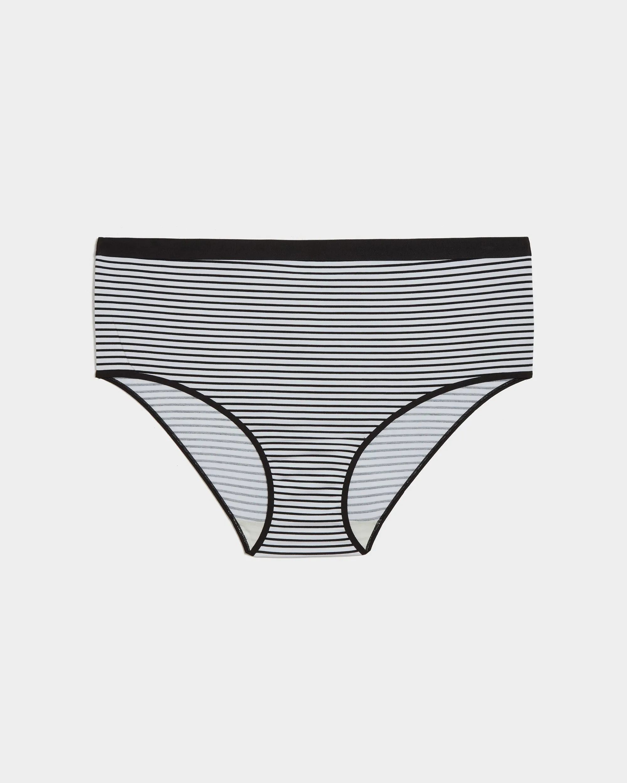 UltimateS High Rise Brief - Black/White Stripe sold by Universal Standard