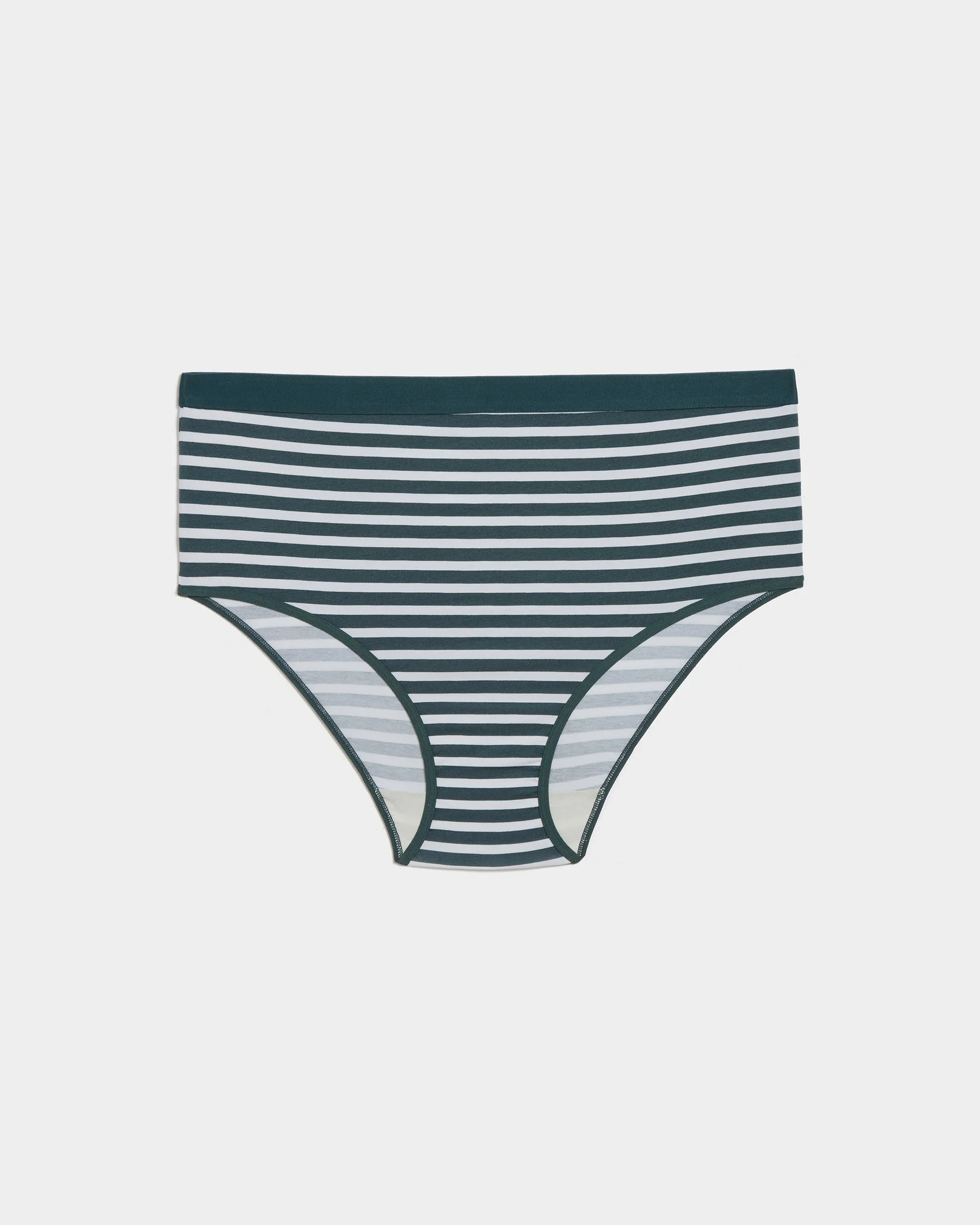 UltimateS High Rise Brief - Deep Sea/White Stripe sold by Universal Standard
