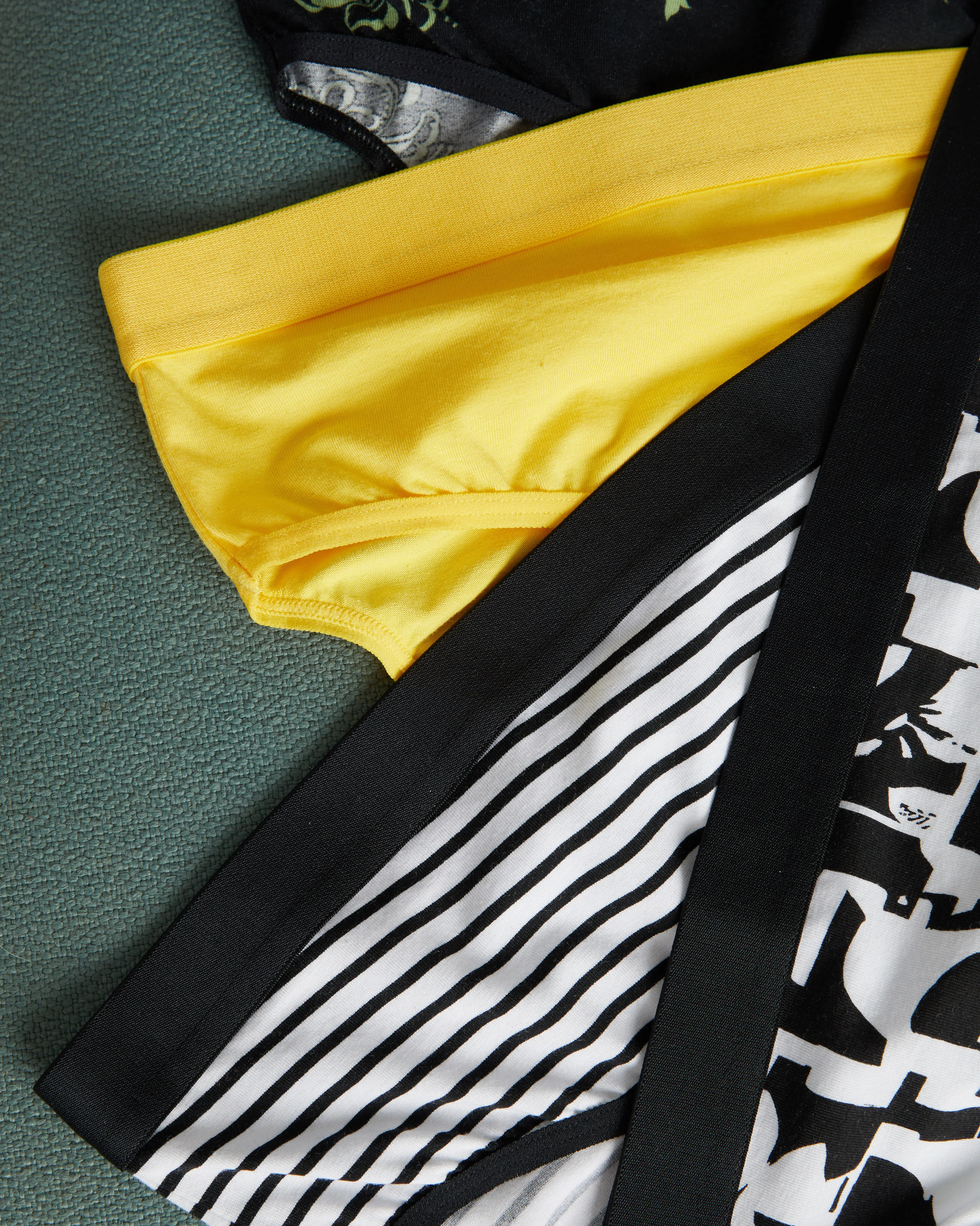 UltimateS Mid Rise Bikini - Black/White Stripe sold by Universal Standard product image thumbnail 2