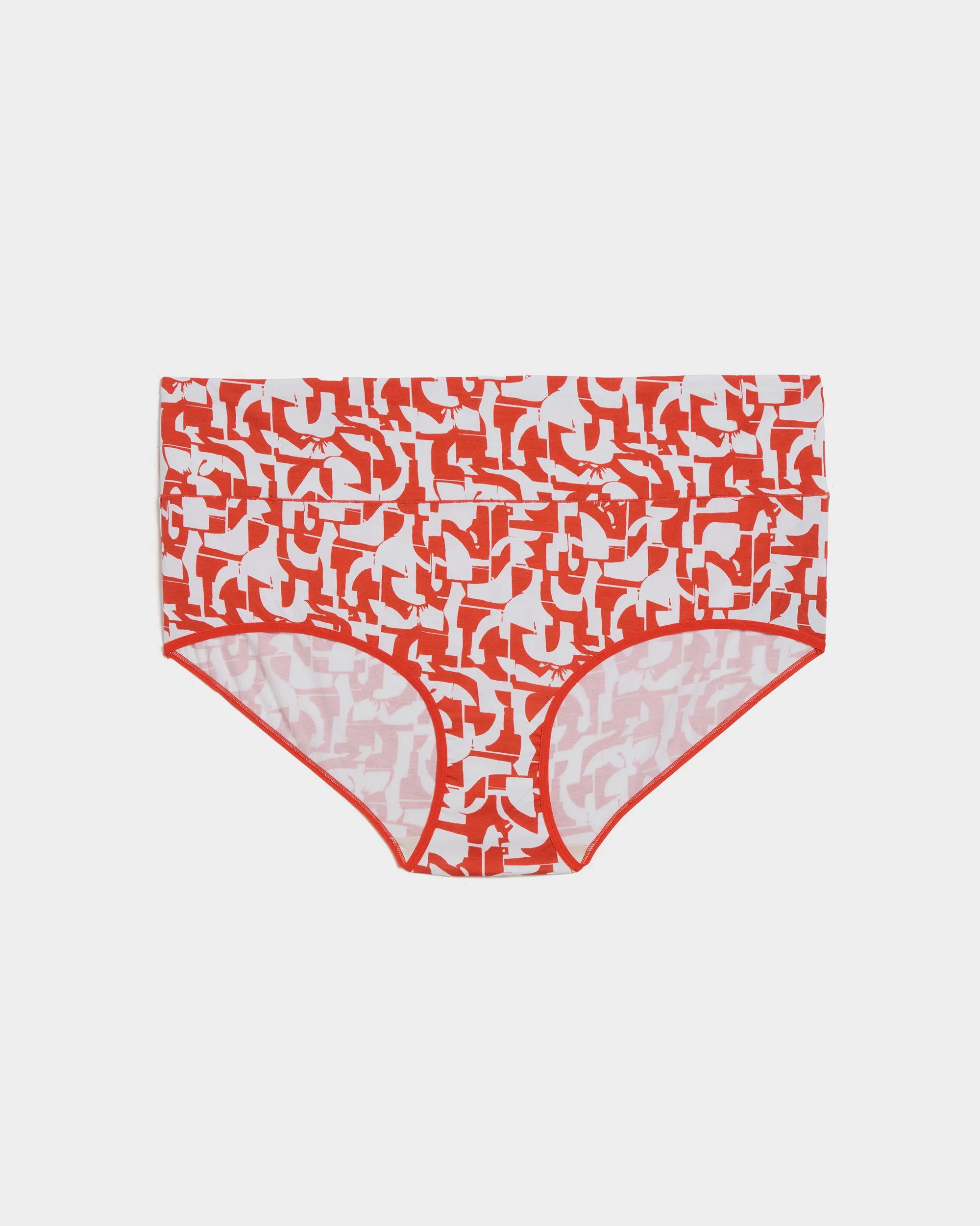 UltimateS Full Coverage High Rise Brief - Shoreline Sunset Print sold by Universal Standard