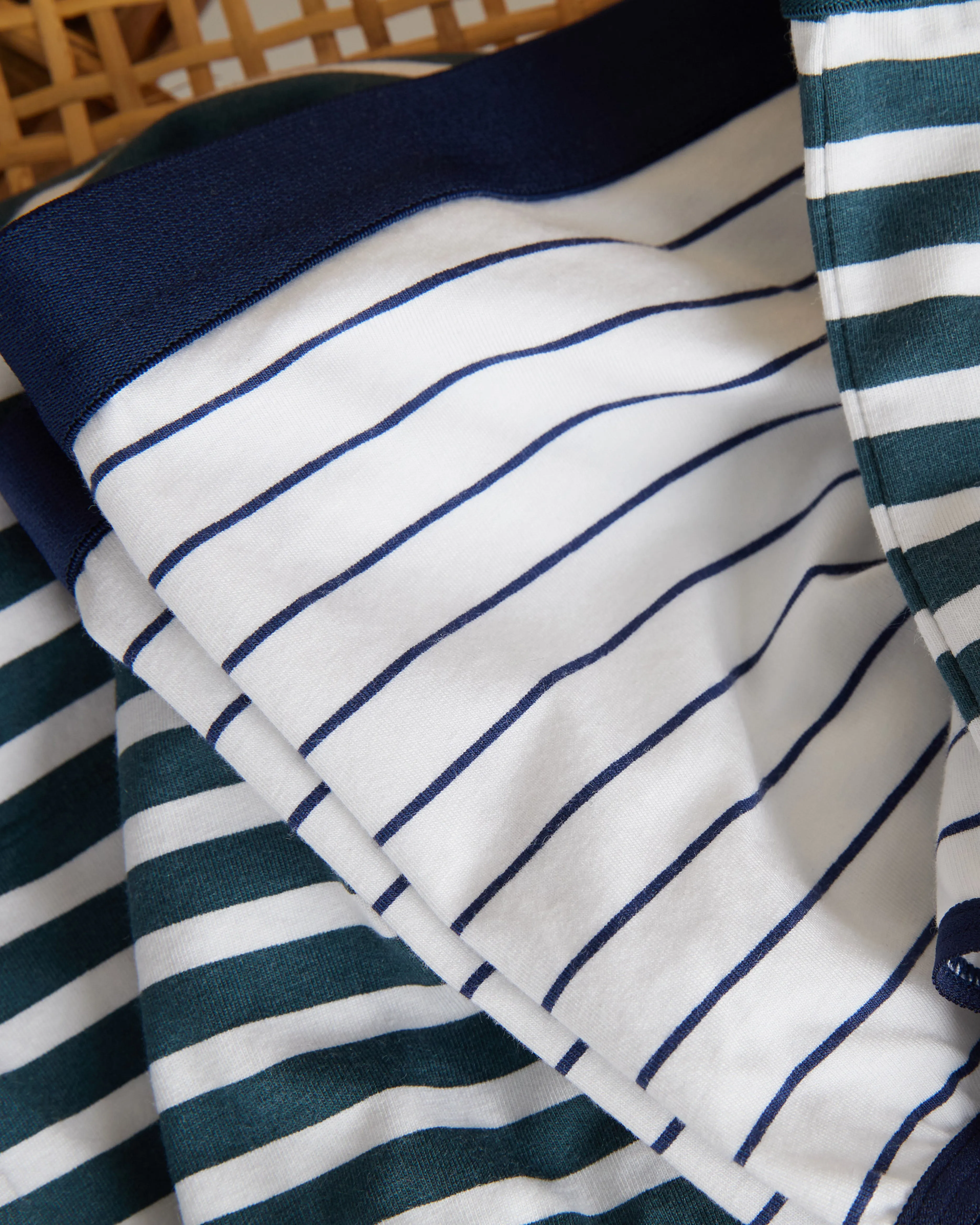 UltimateS High Rise Brief - White/Cenote Stripe sold by Universal Standard product image thumbnail 2