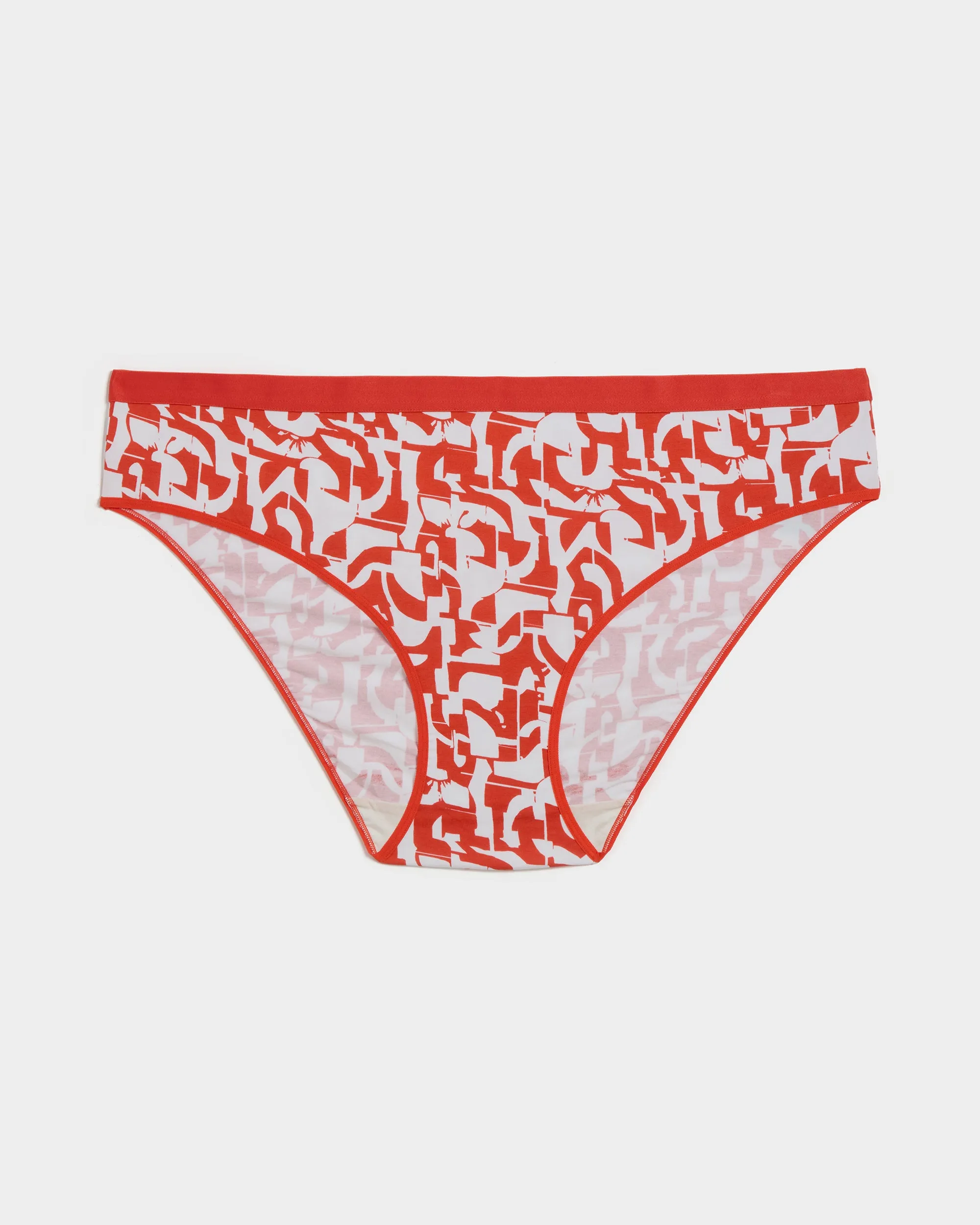 UltimateS Mid Rise Bikini - Shoreline Sunset Print sold by Universal Standard