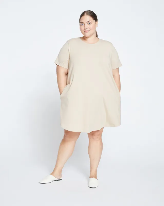 Halie T-Shirt Dress - Barley sold by Universal Standard