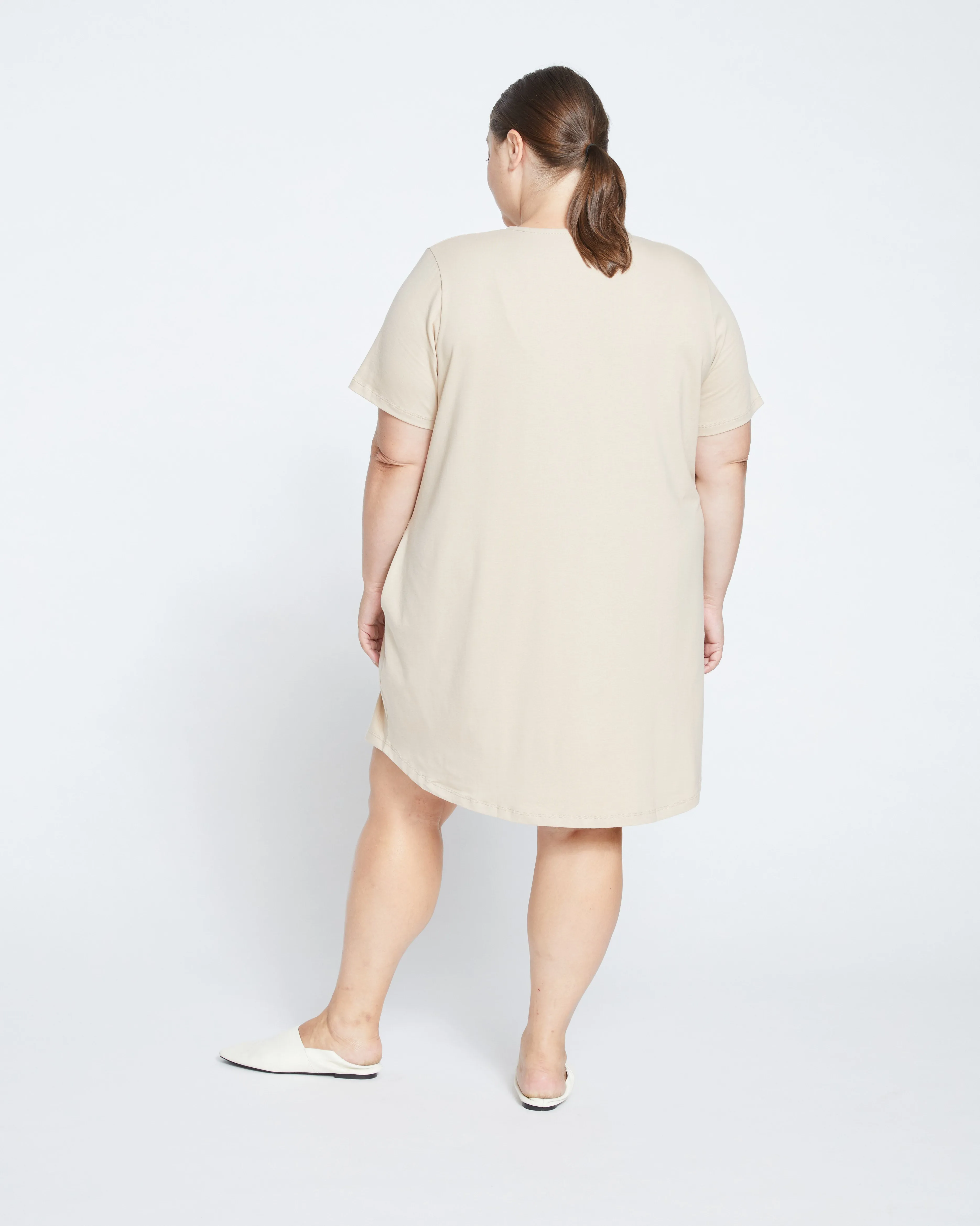 Halie T-Shirt Dress - Barley sold by Universal Standard product image thumbnail 4