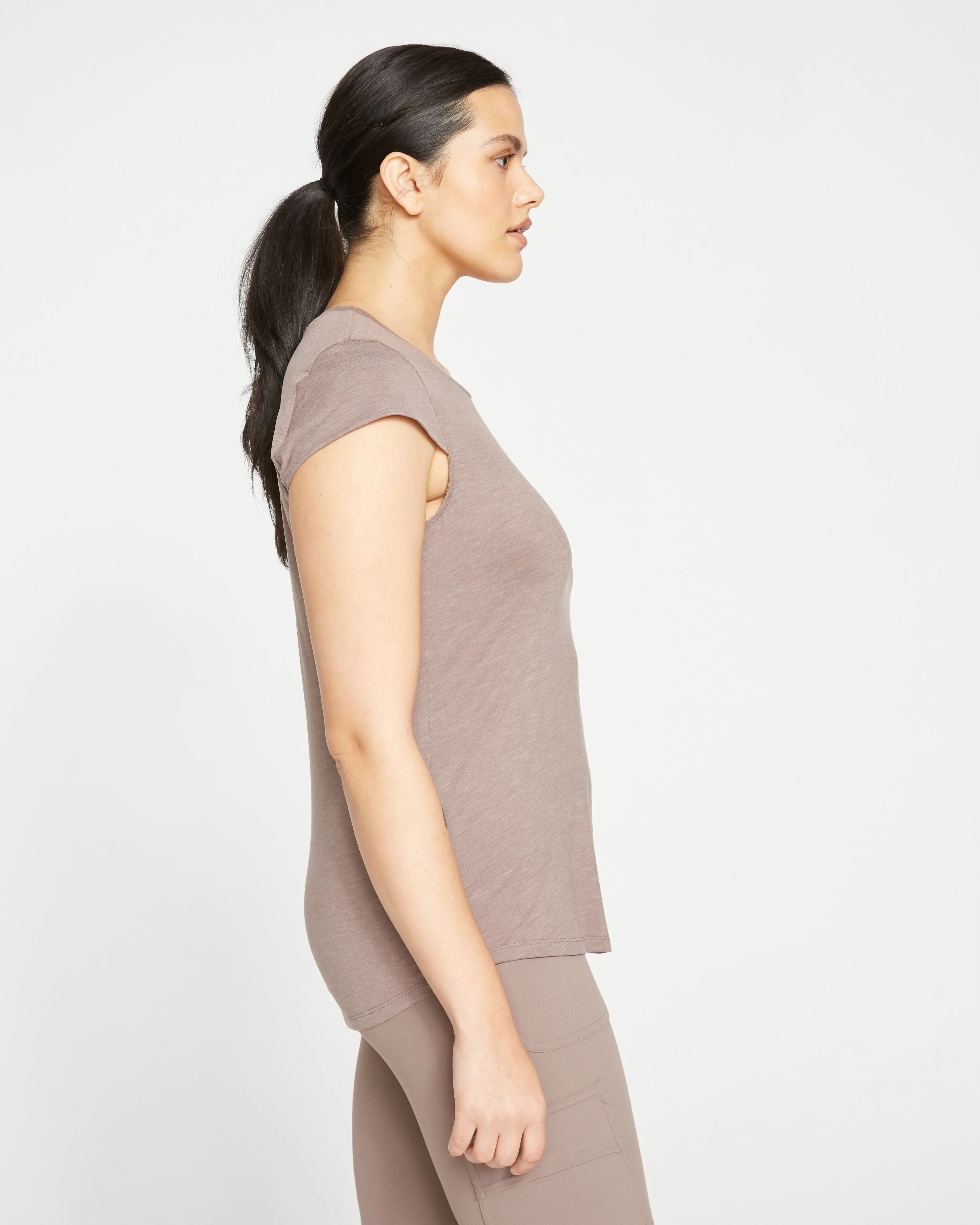 AirKnit All Day Tee - Nutmeg sold by Universal Standard product image thumbnail 4