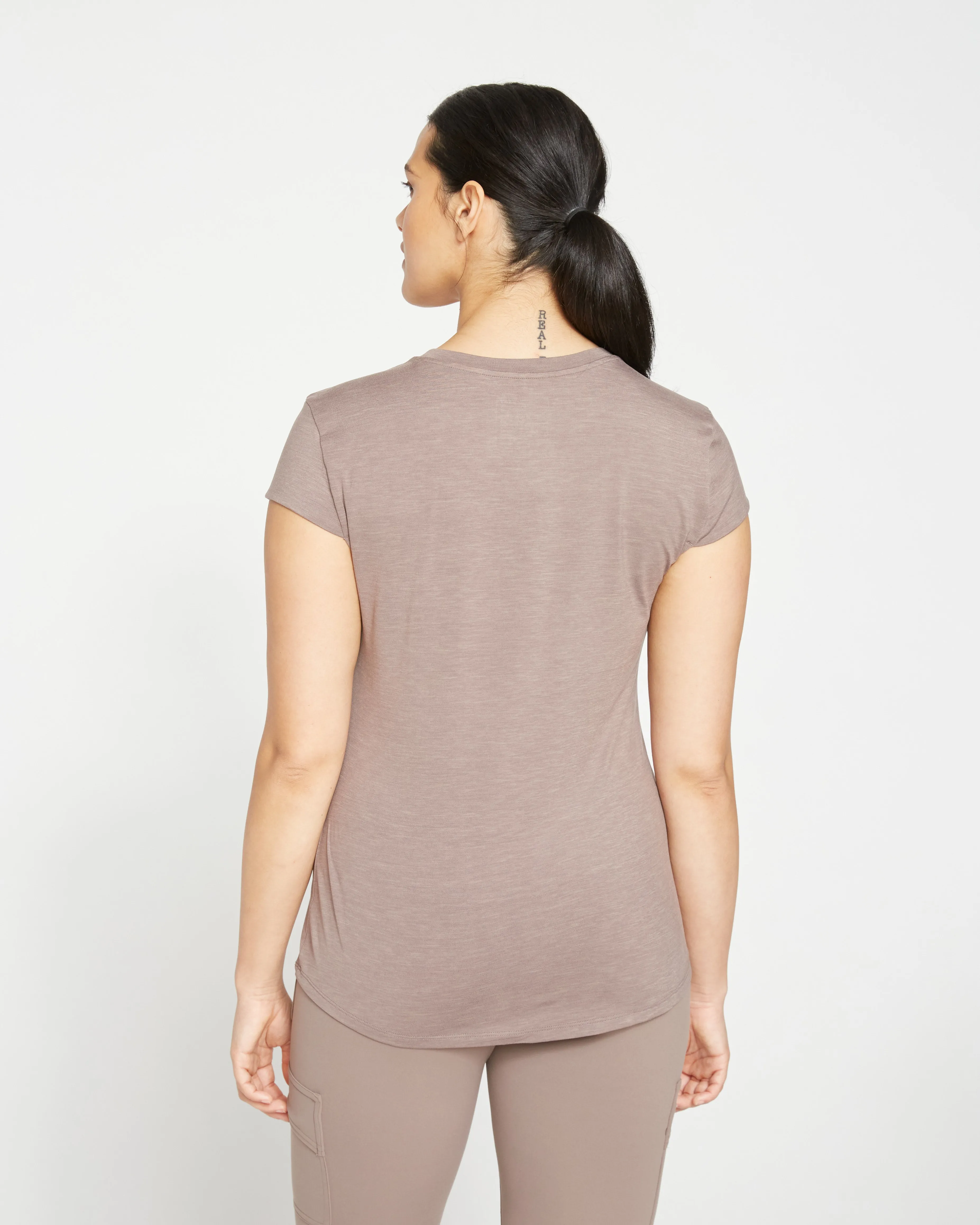 AirKnit All Day Tee - Nutmeg sold by Universal Standard product image thumbnail 5