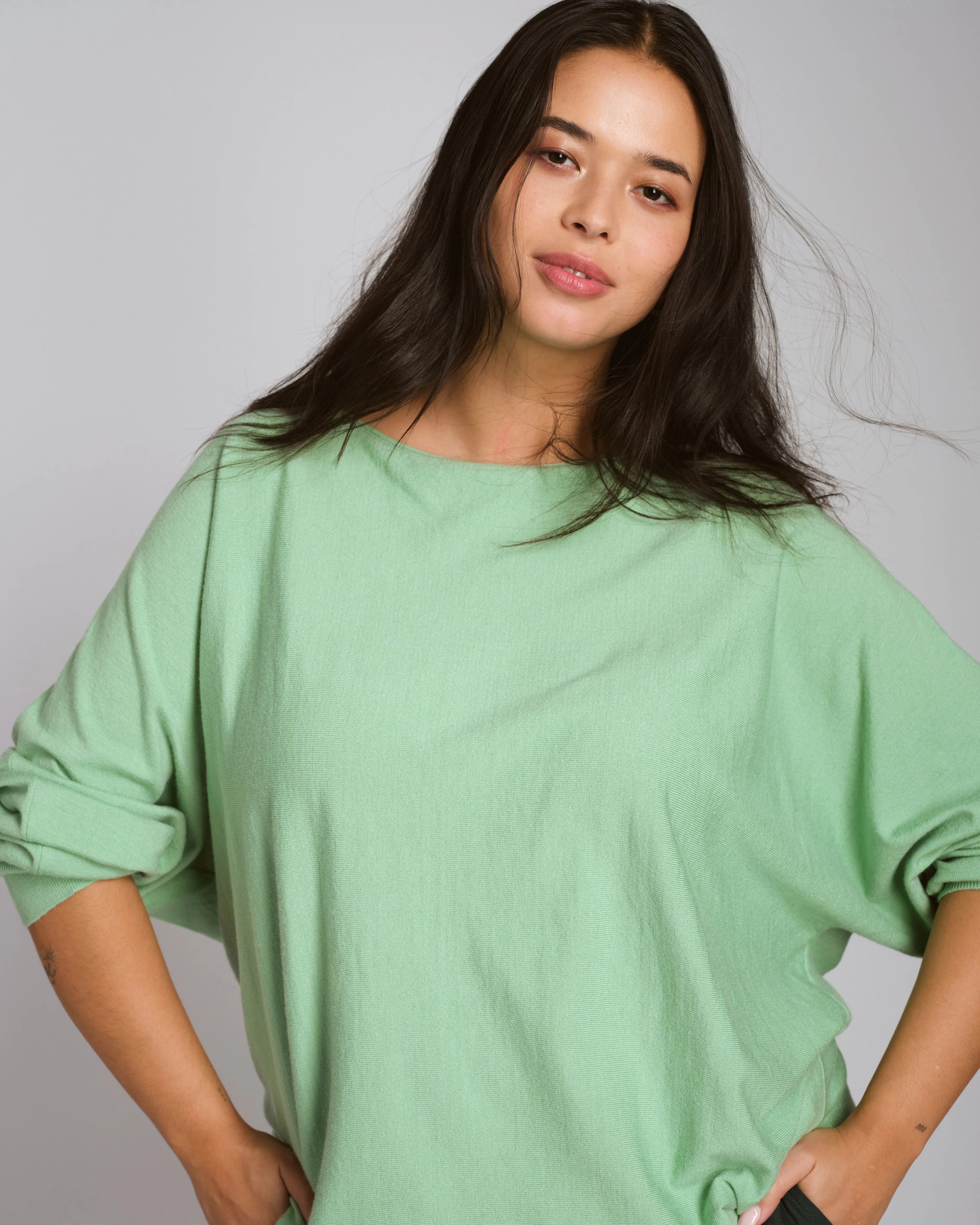 Better-Than-Cashmere Dolman Sweater - Fresh Green sold by Universal Standard product image thumbnail 3