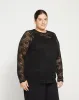 Thames Lace Top - Black sold by Universal Standard