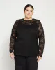 Thames Lace Top - Black sold by Universal Standard