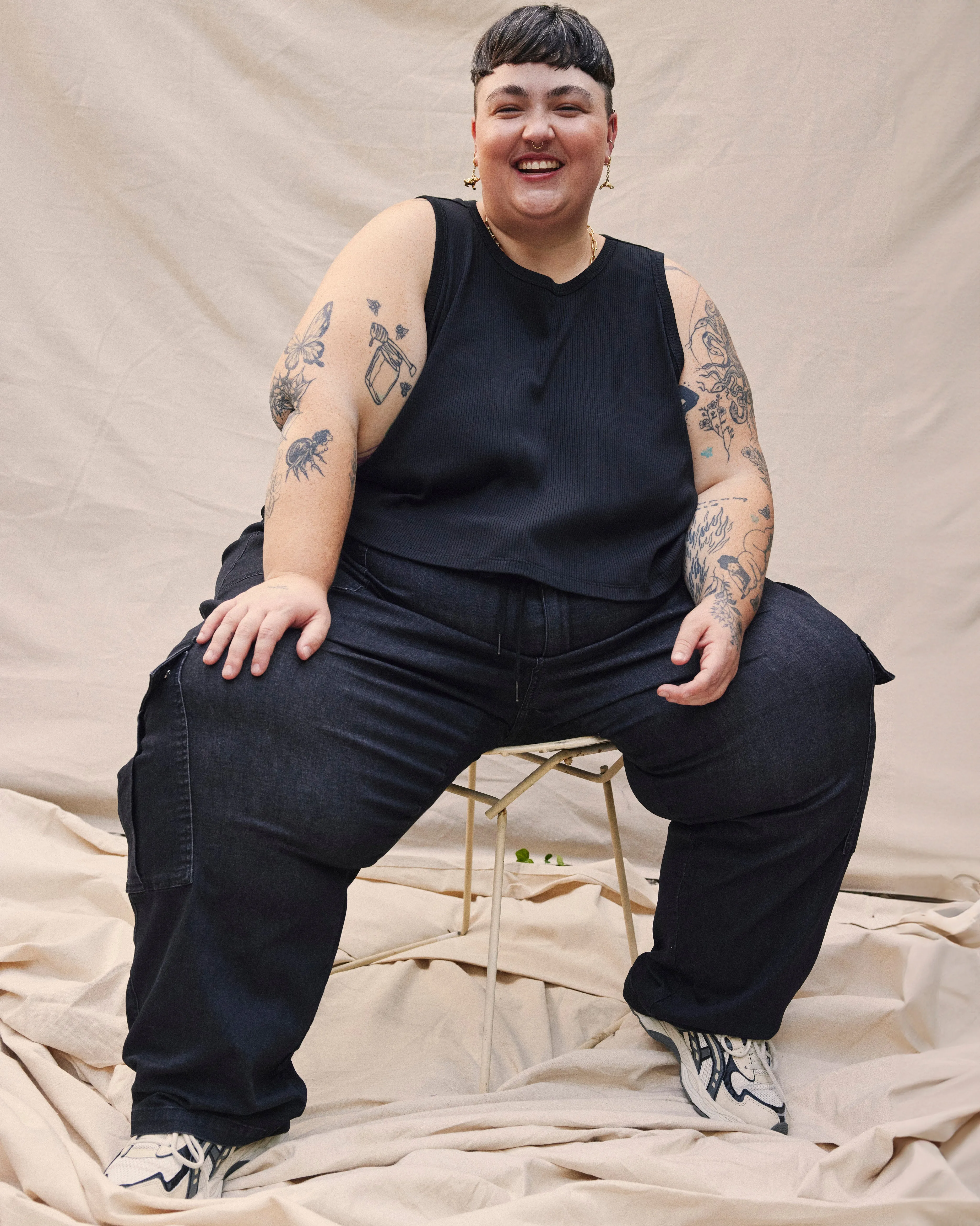 Jordan x US Everywhere Cargo Jeans - Washed Black sold by Universal Standard product image thumbnail 4