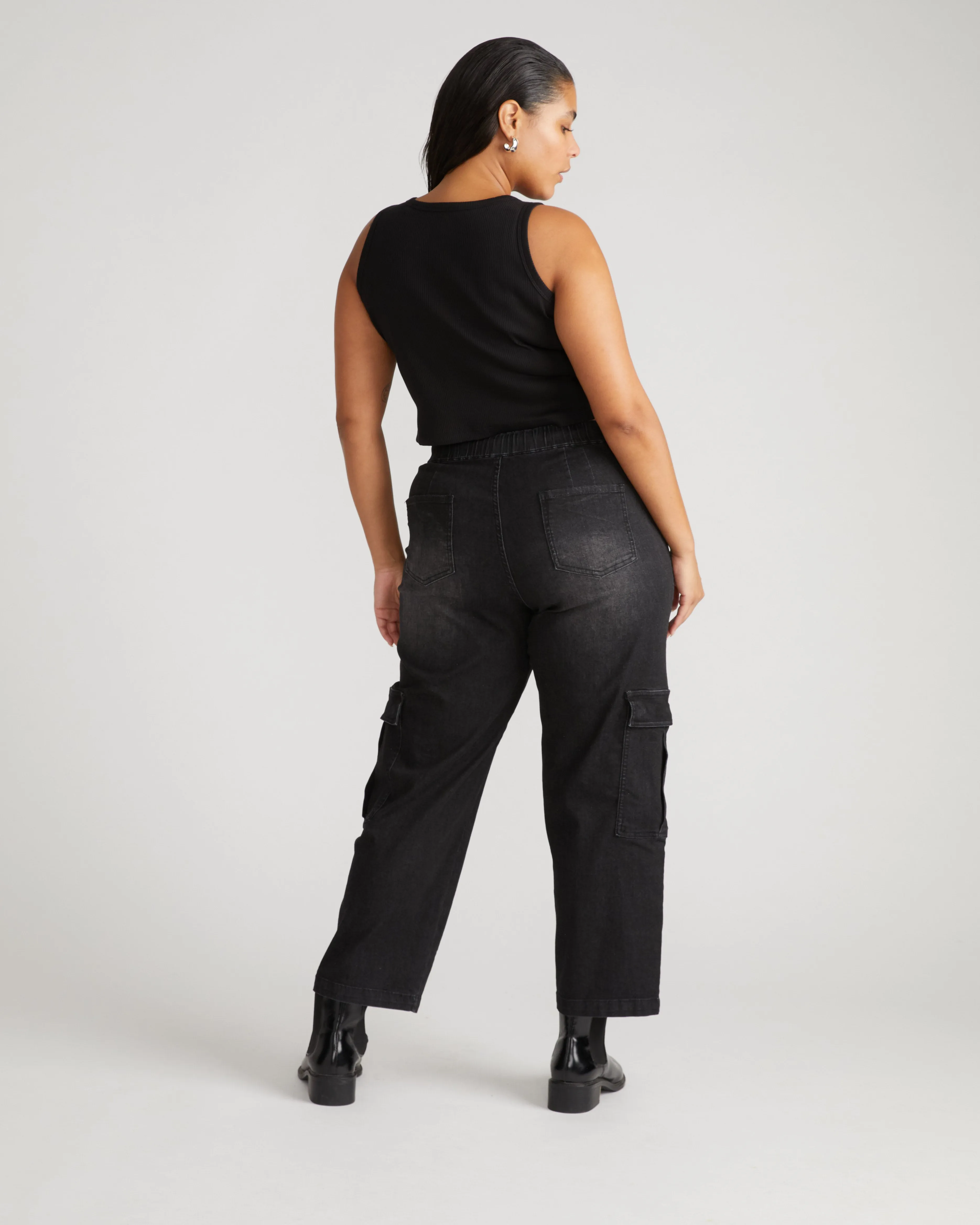 Jordan x US Everywhere Cargo Jeans - Washed Black sold by Universal Standard product image thumbnail 2