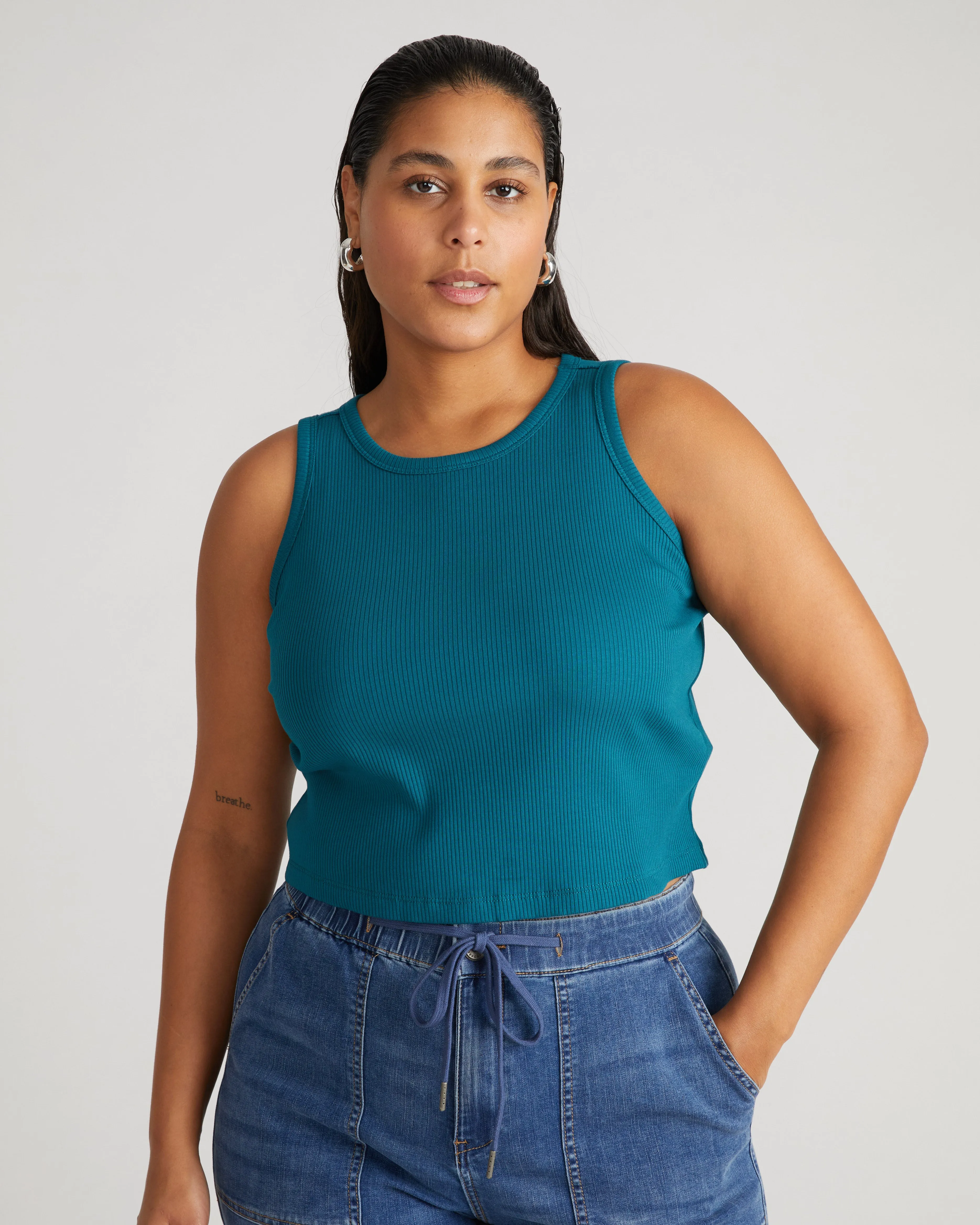 Jordan x US Everybody Tank - Fountain sold by Universal Standard