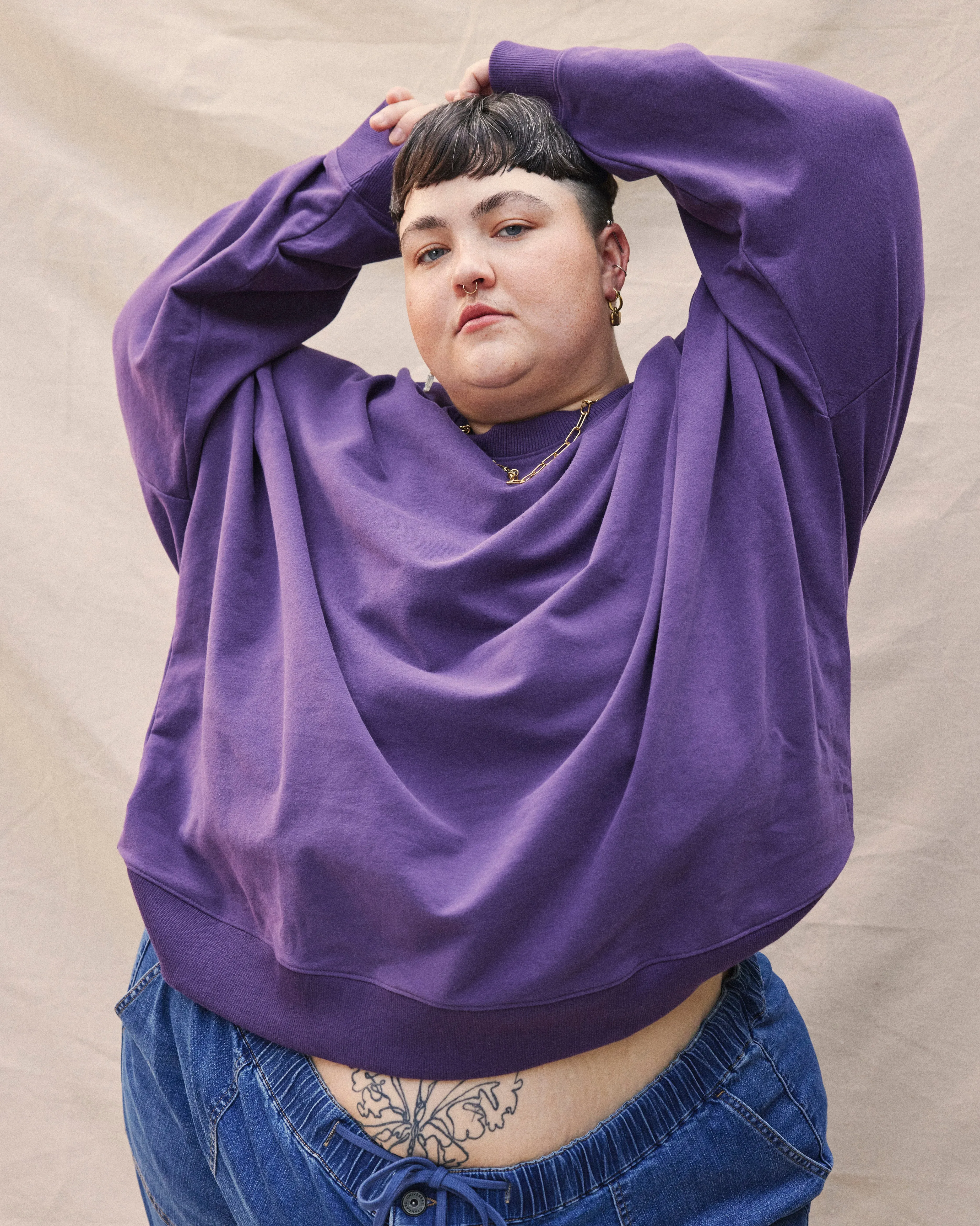 Jordan x US Anywhere Sweatshirt - Neptune sold by Universal Standard product image thumbnail 3