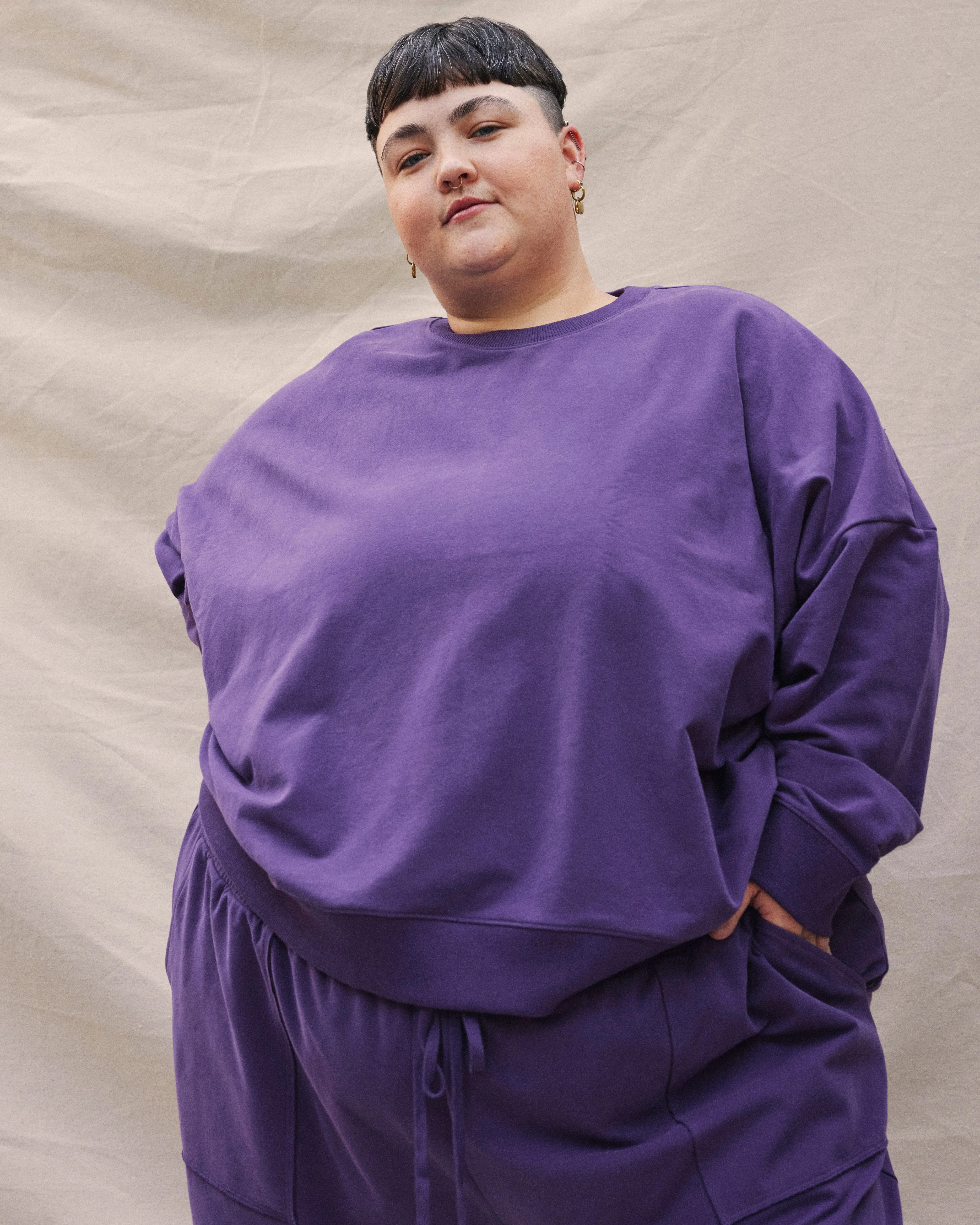 Jordan x US Anywhere Sweatshirt - Neptune sold by Universal Standard product image thumbnail 4