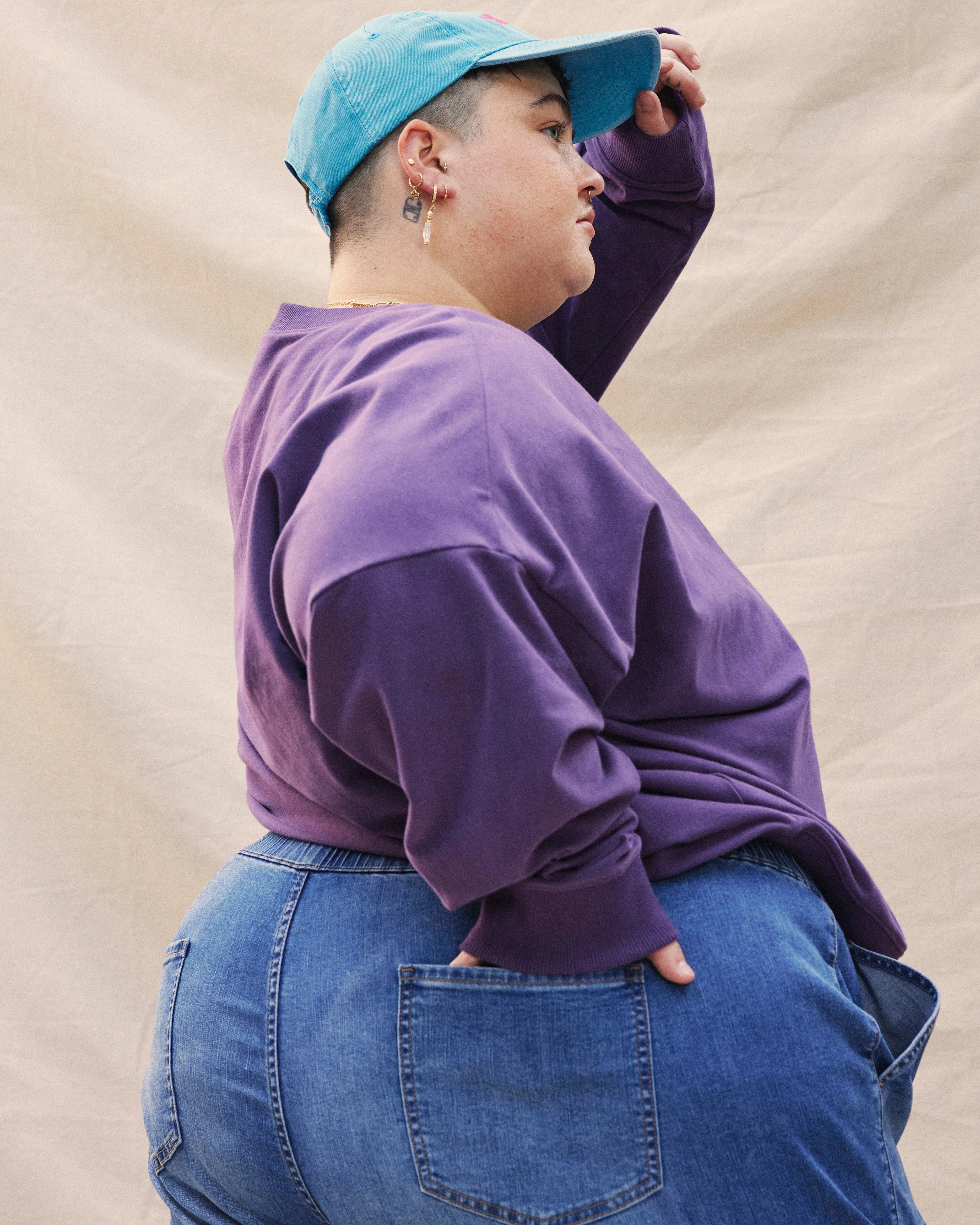 Jordan x US Anywhere Sweatshirt - Neptune sold by Universal Standard product image thumbnail 5