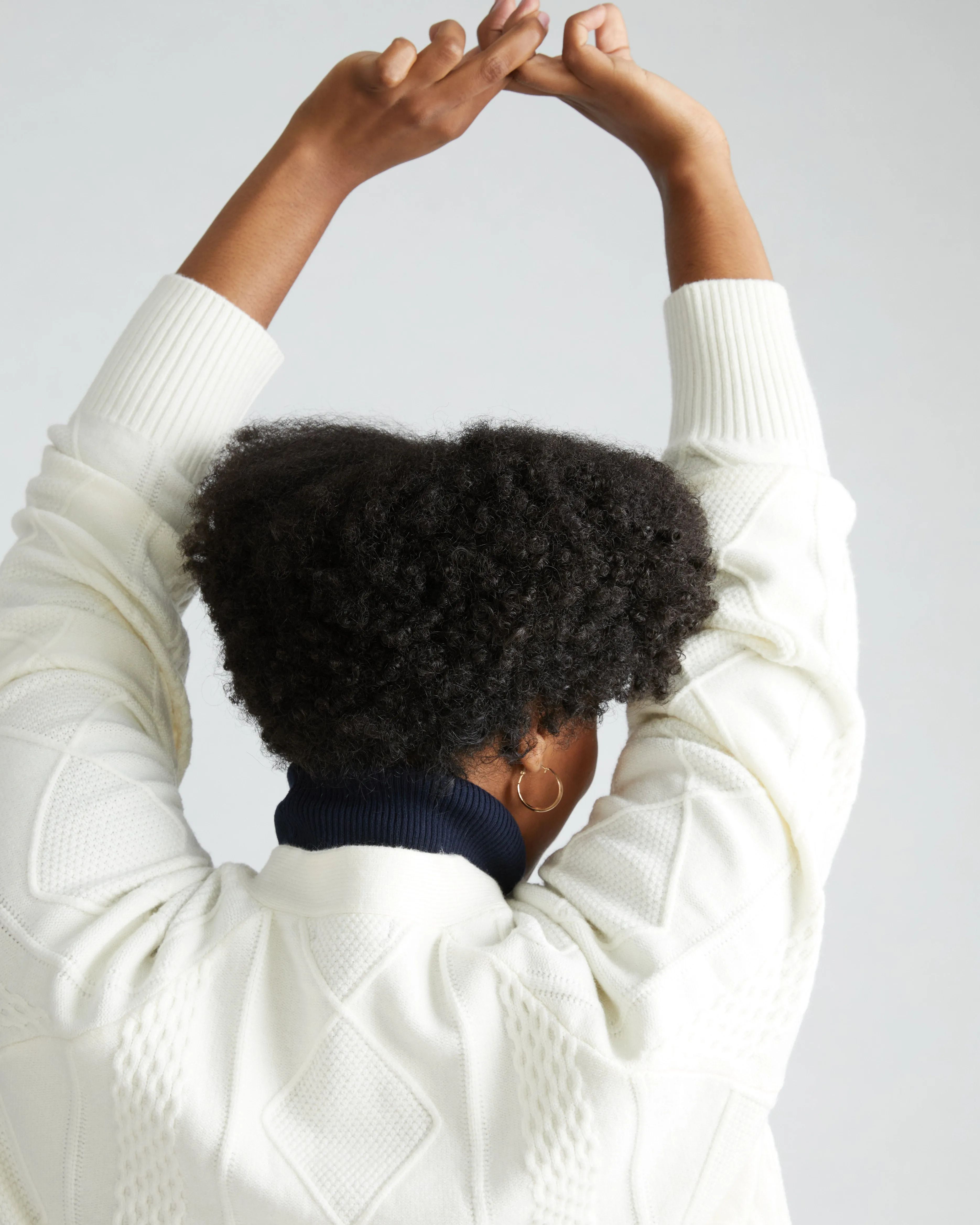 Cable Knit Cardigan - Cream sold by Universal Standard product image thumbnail 5