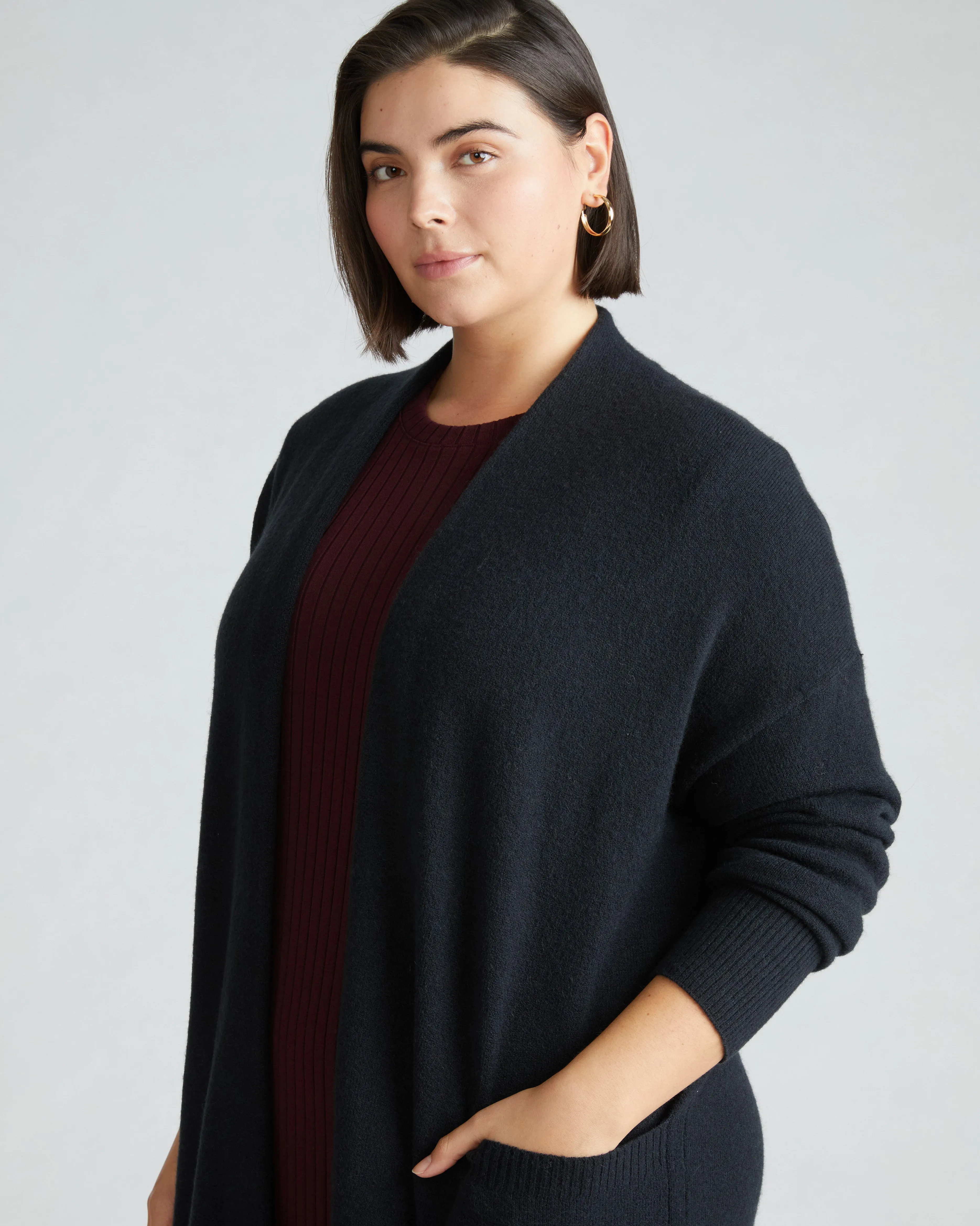 Eli Eco Alpaca Duster - Black sold by Universal Standard product image thumbnail 3