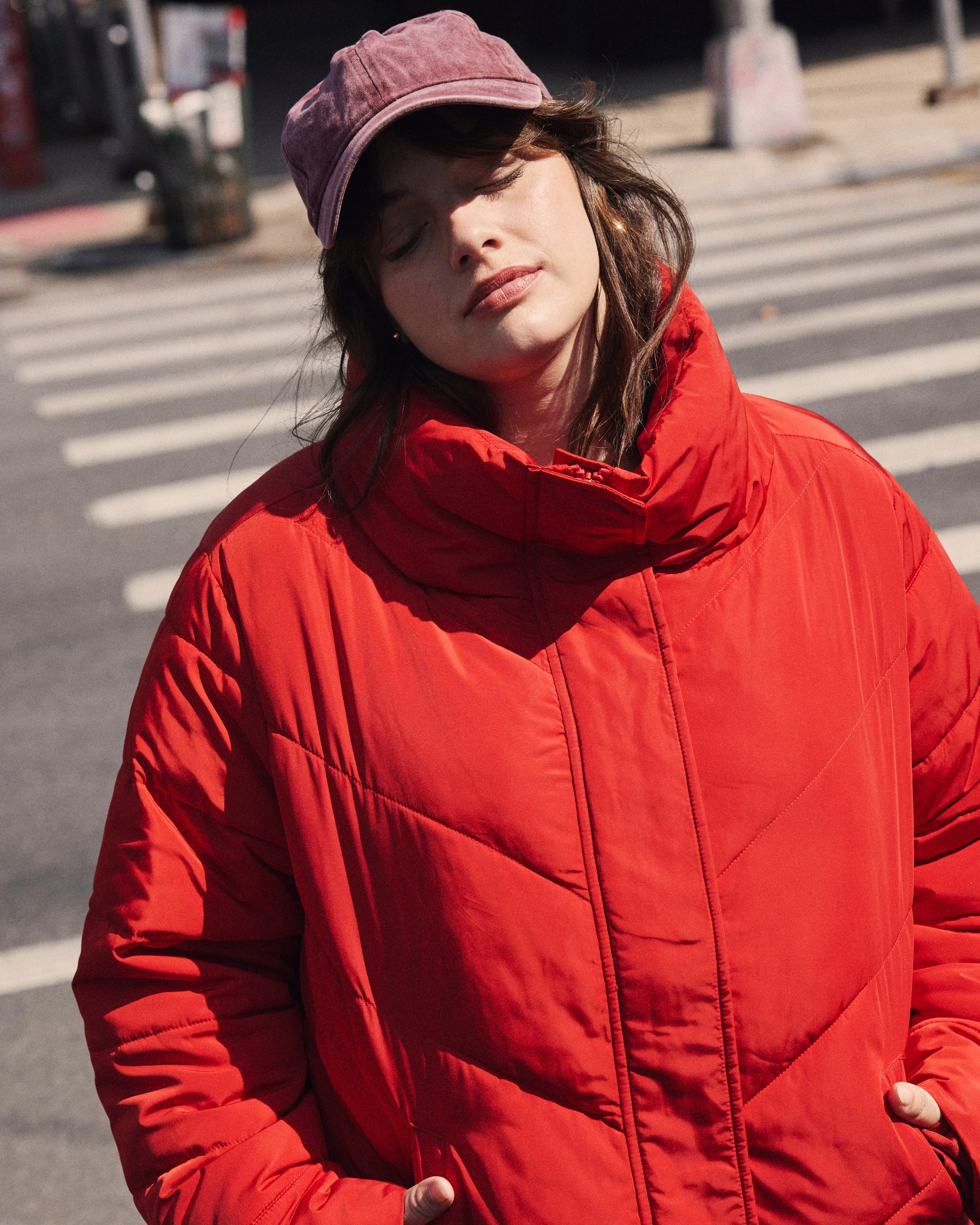 Pisco Puffer - New York Red sold by Universal Standard