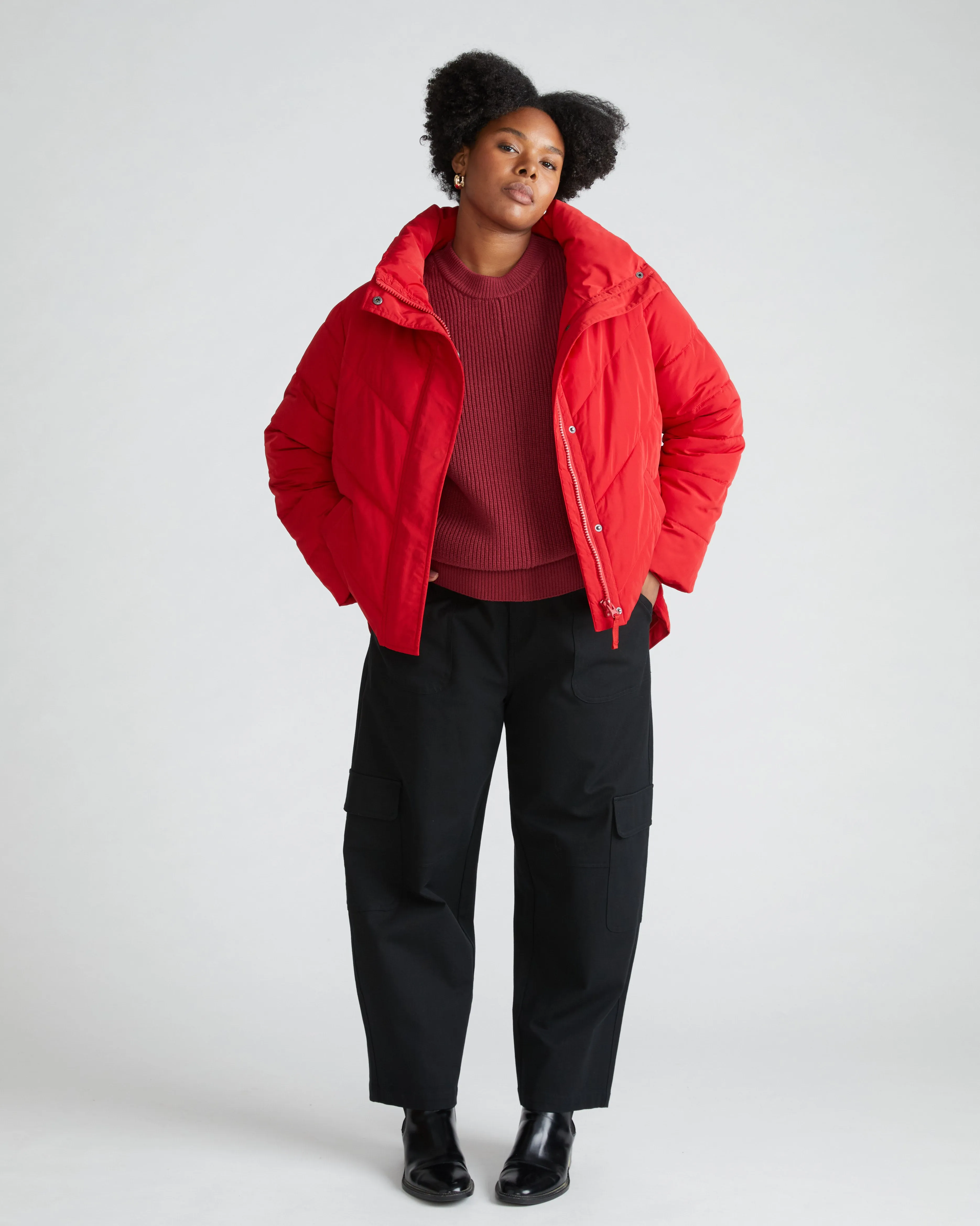 Pisco Puffer - New York Red sold by Universal Standard product image thumbnail 3