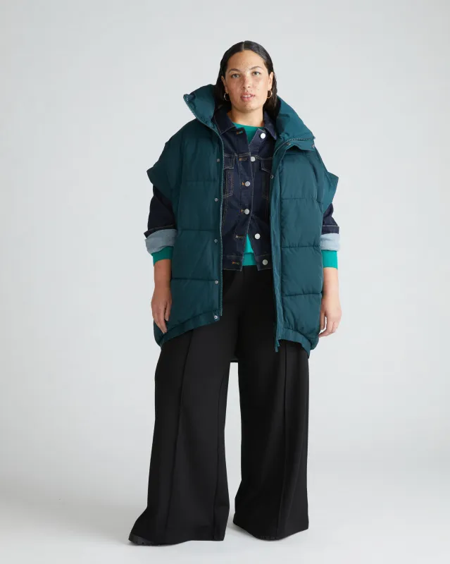 Paparazzi Puffer Vest - Deep Sea sold by Universal Standard