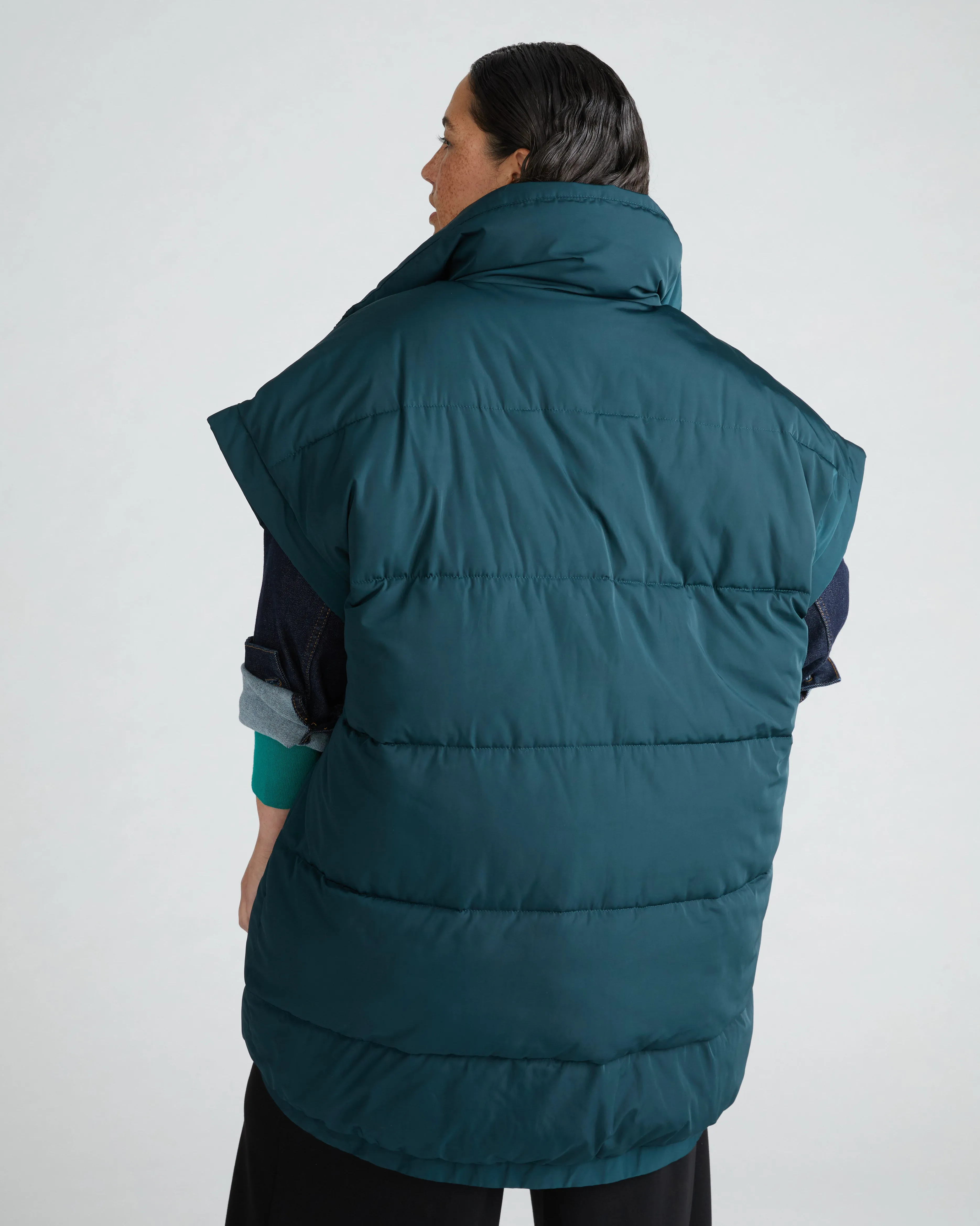 Paparazzi Puffer Vest - Deep Sea sold by Universal Standard product image thumbnail 3