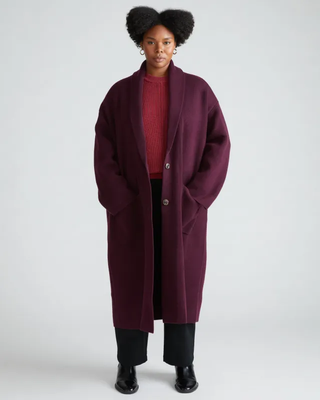 Sylvia Sweater Coat - Acai sold by Universal Standard
