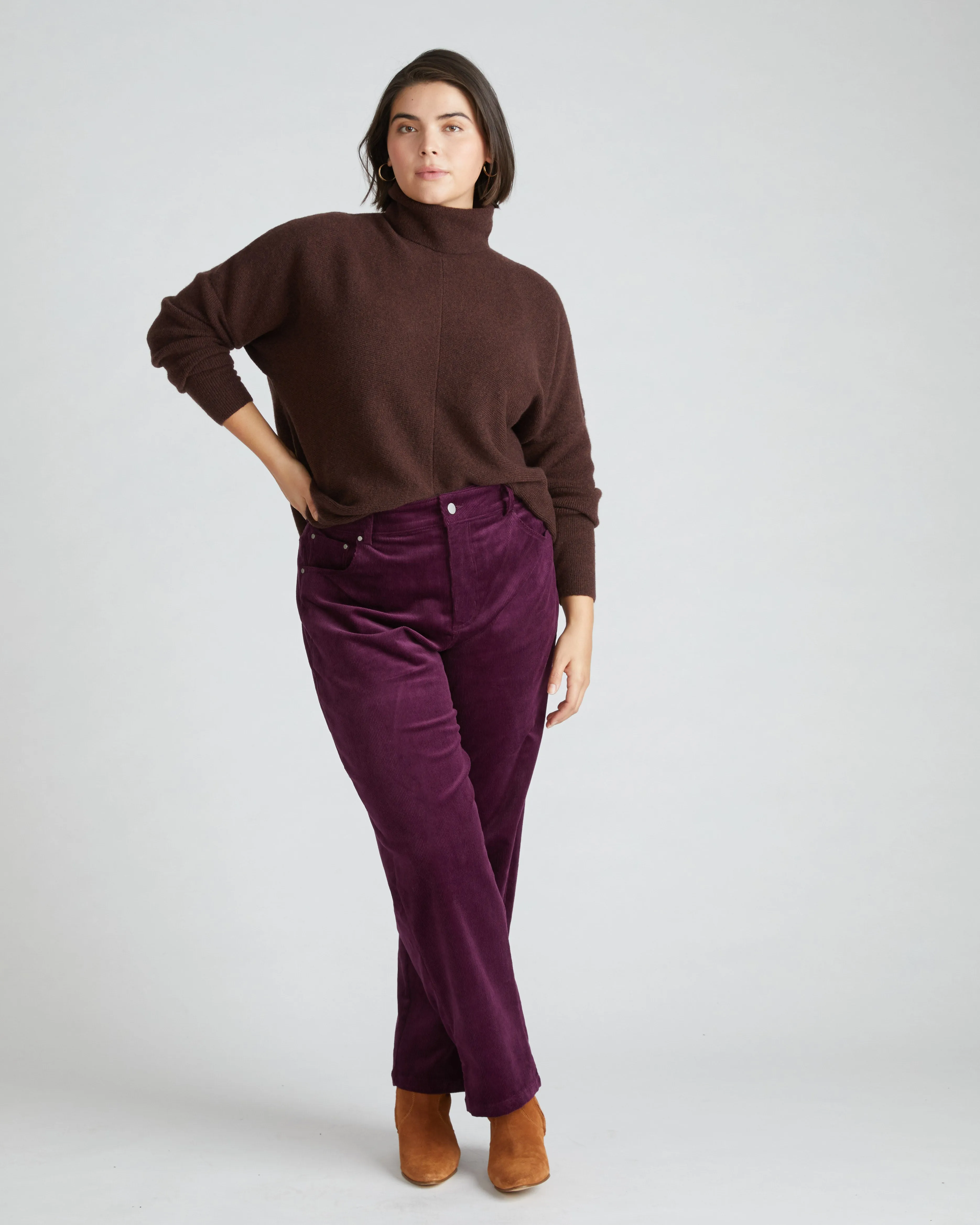 Chevron Eco Blanket Sweater - Fallen Leaves sold by Universal Standard product image thumbnail 3