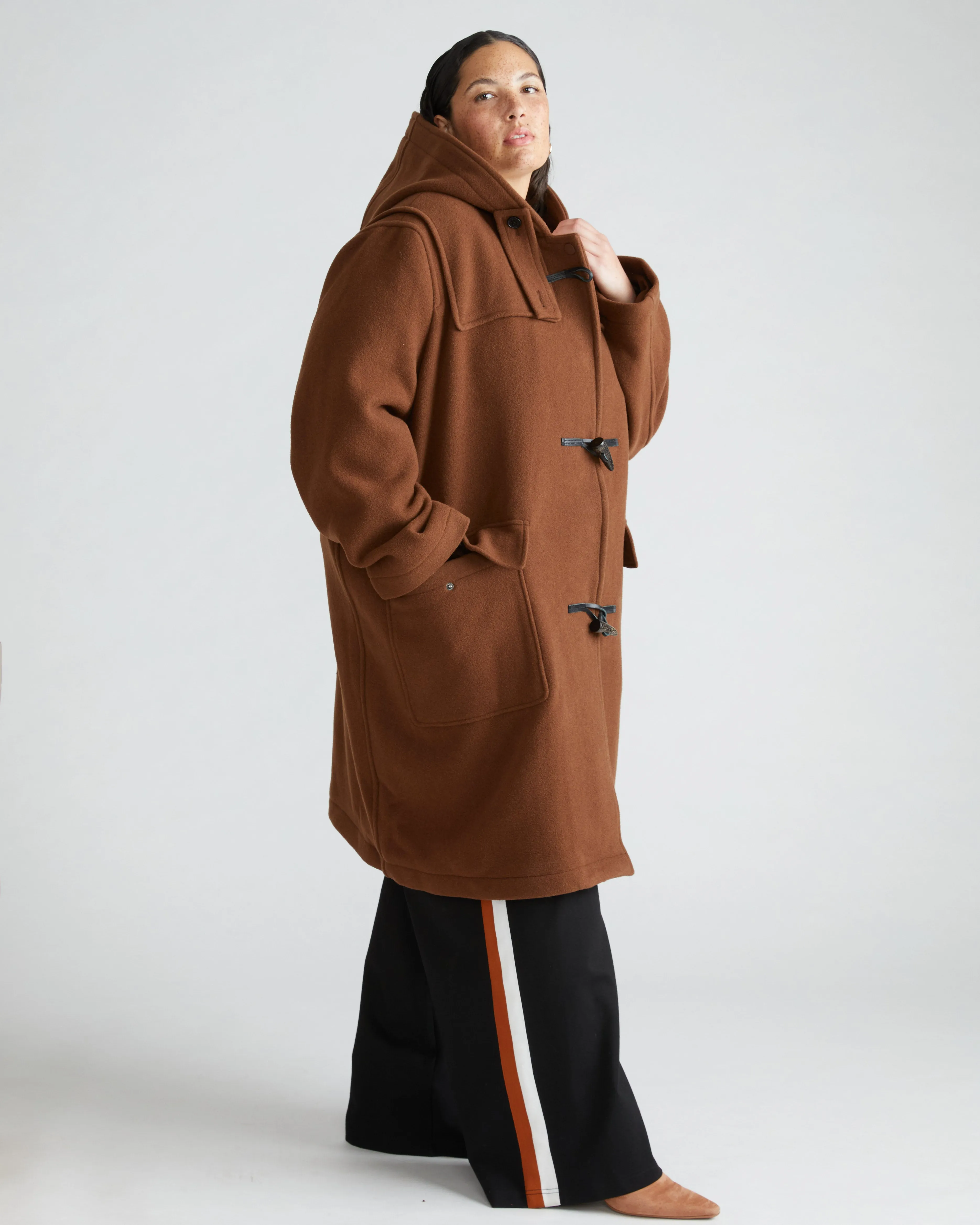 Highlands Duffle Coat - Grizzly sold by Universal Standard product image thumbnail 4