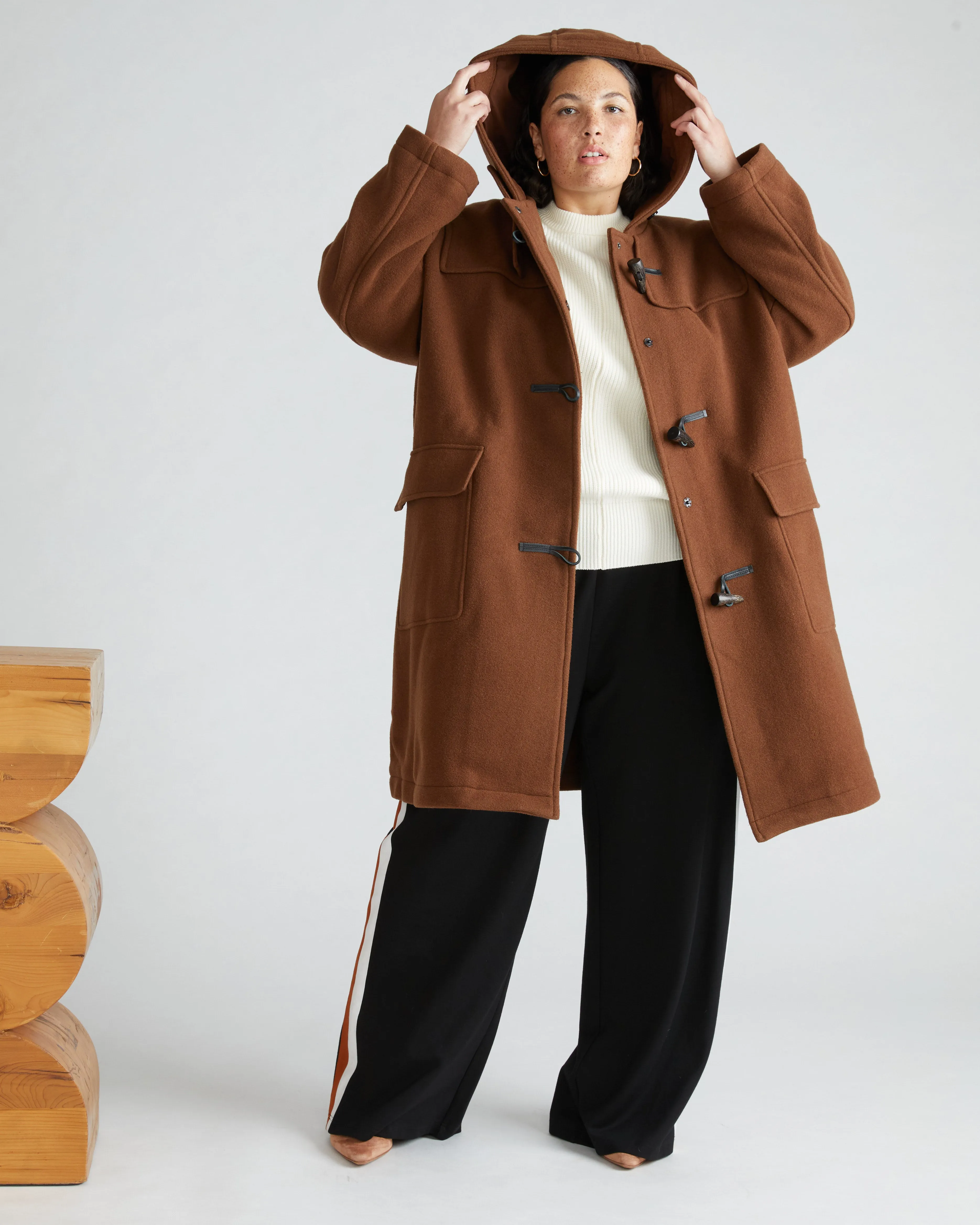 Highlands Duffle Coat - Grizzly sold by Universal Standard product image thumbnail 2