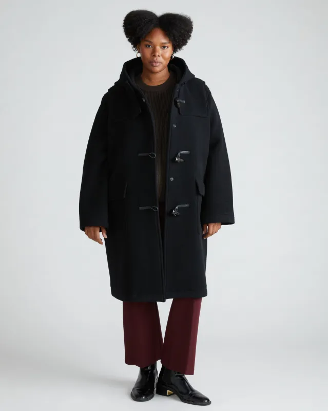 Highlands Duffle Coat - Black sold by Universal Standard