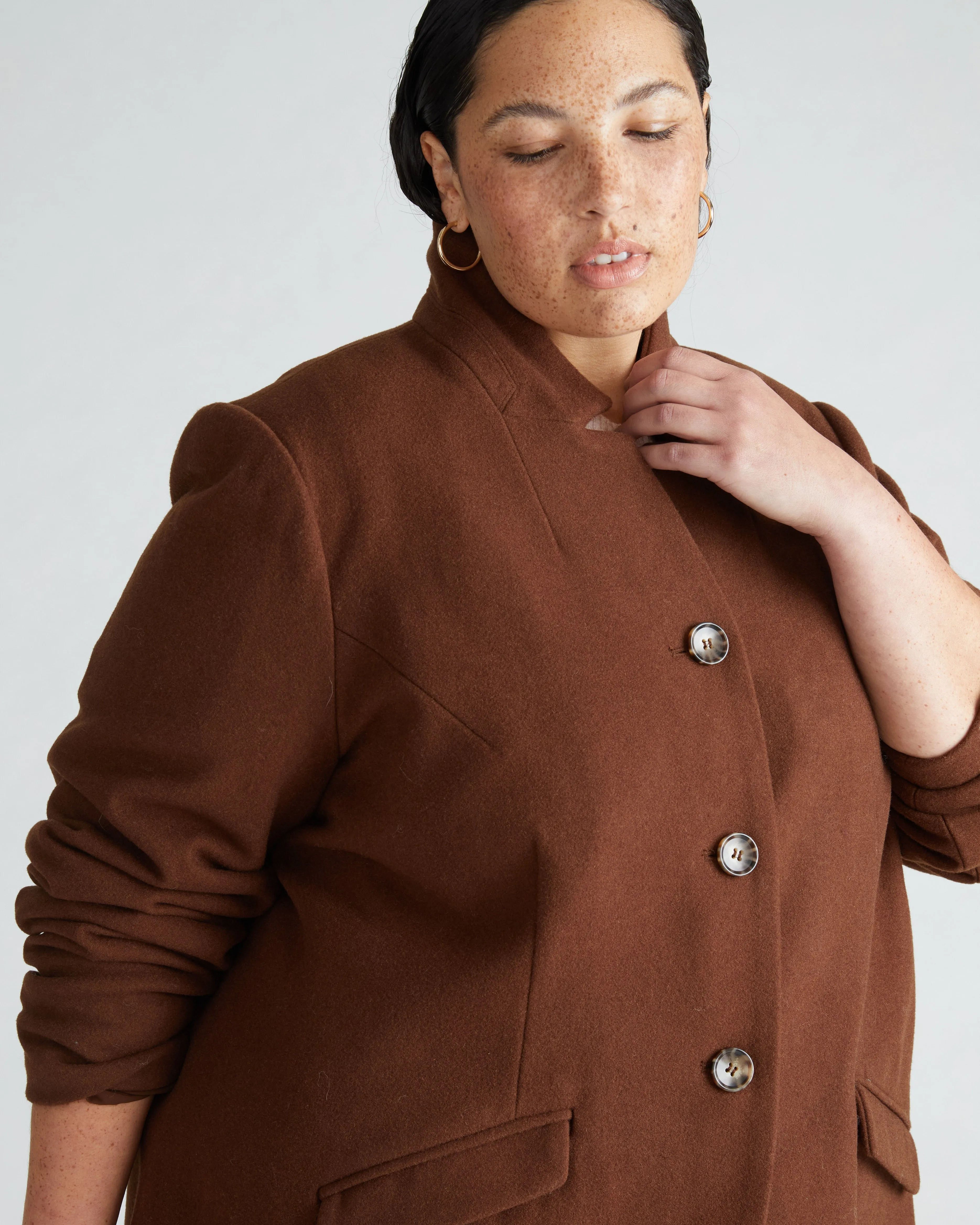 Beas Coat - Grizzly sold by Universal Standard product image thumbnail 3